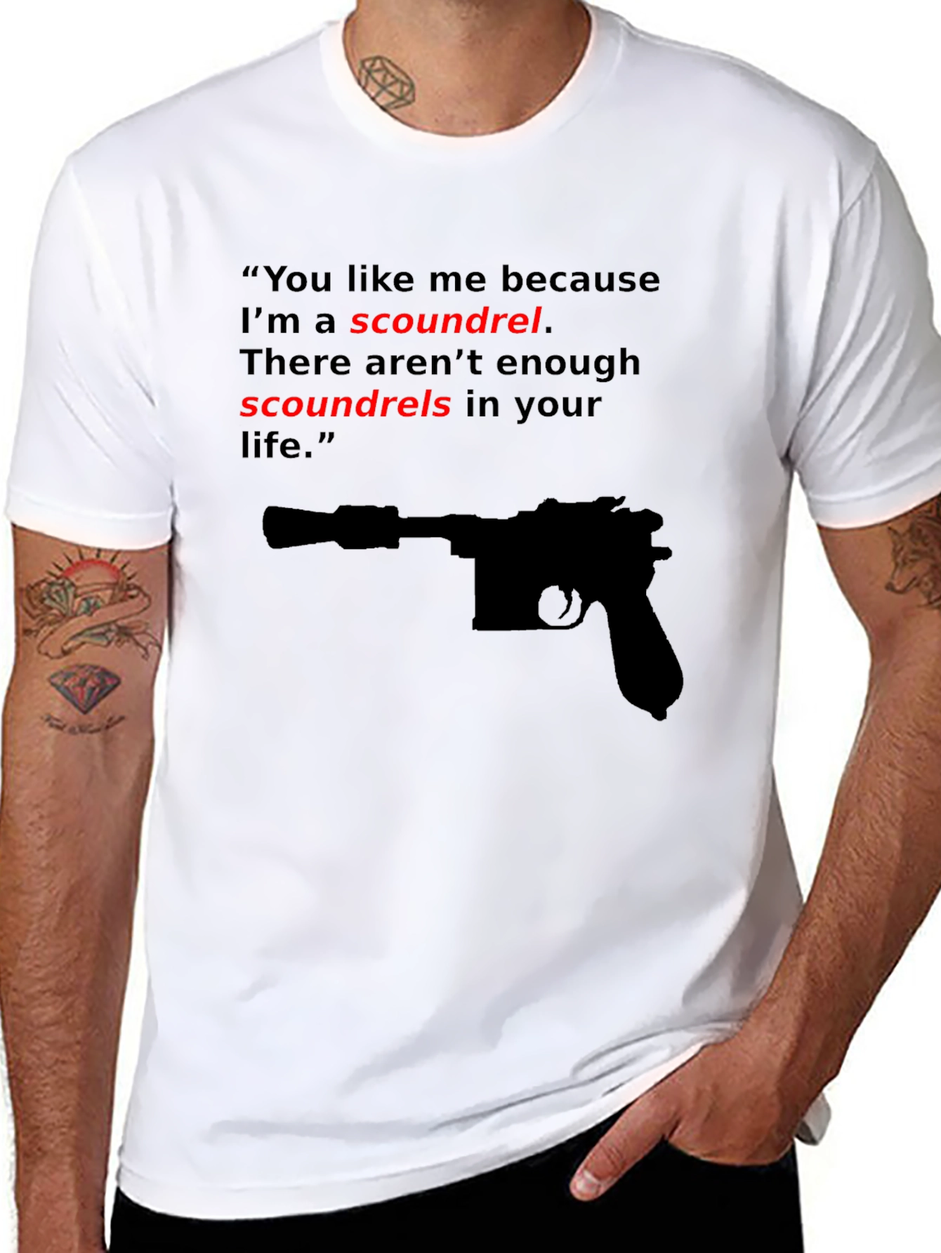 Scoundrel T-Shirt - Movie Quote Tee