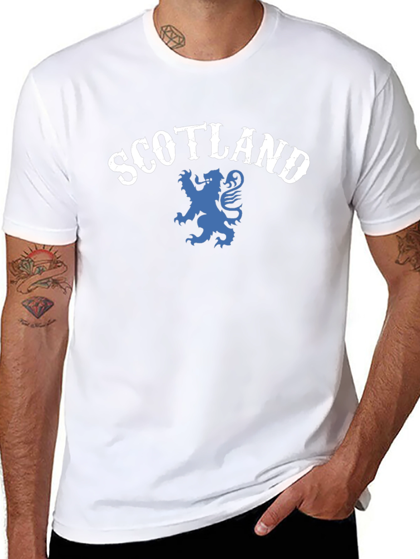 Scotland Lion Rampant T-Shirt - Black