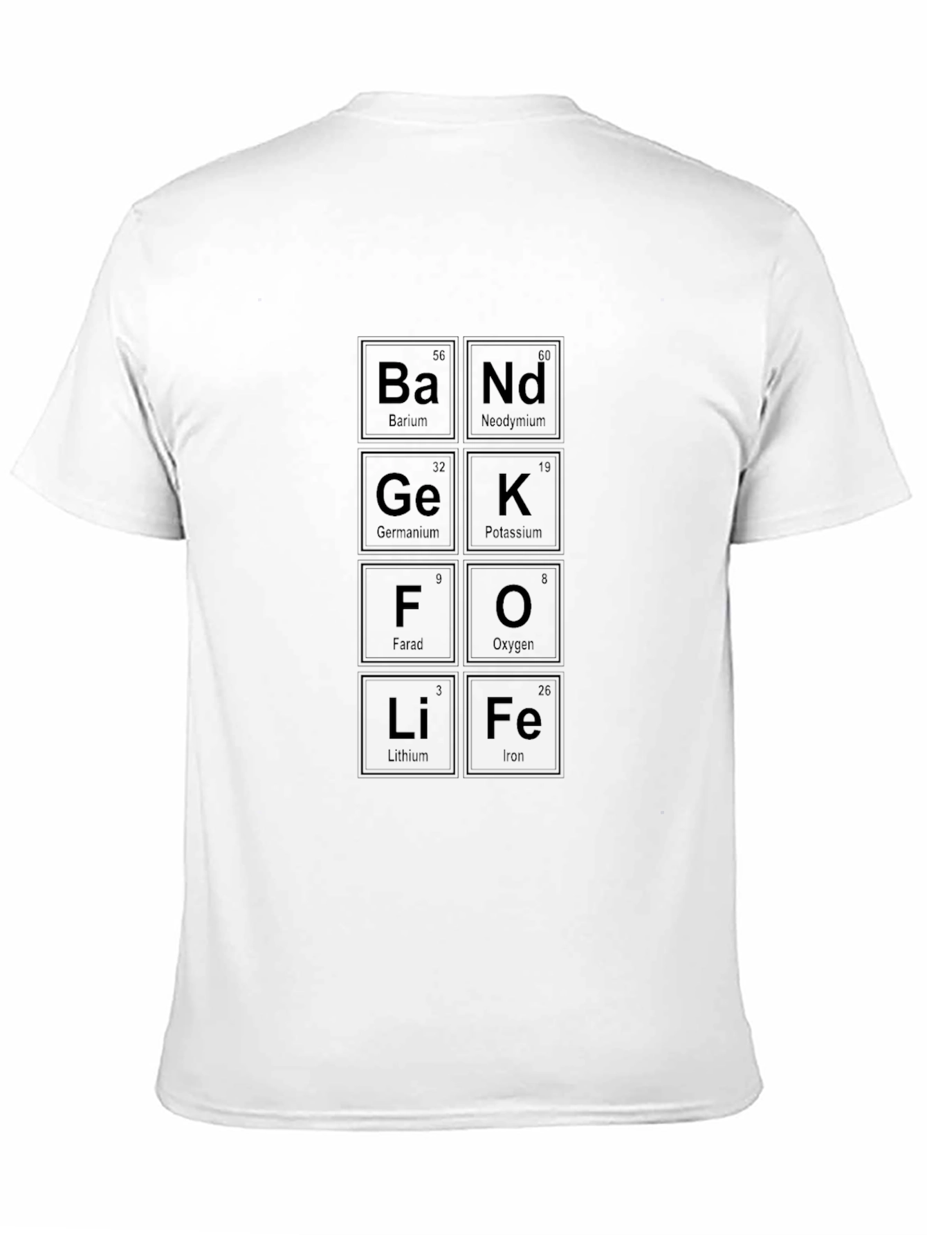 Periodic Table Band Life T-Shirt - Science Geek Tee