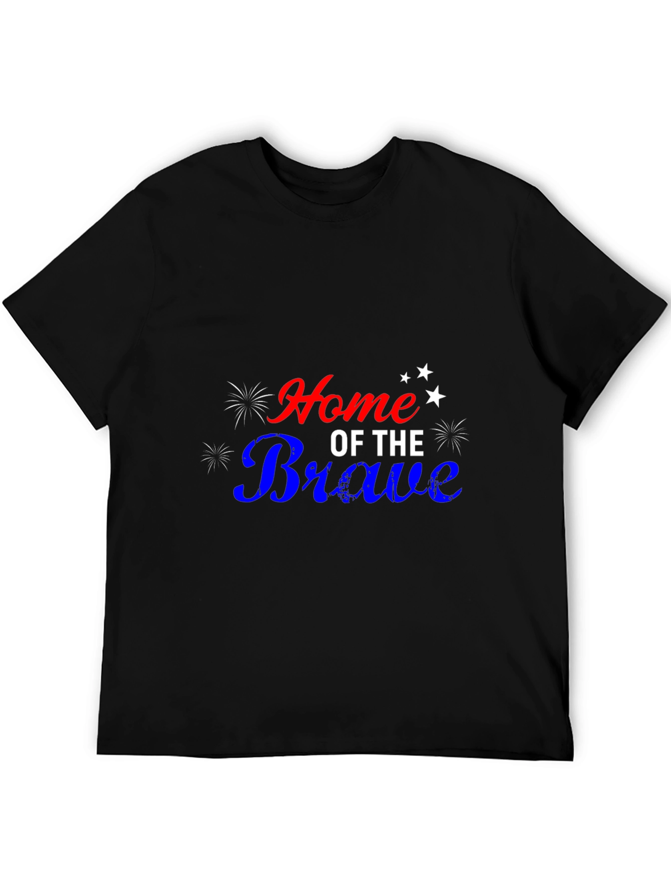 Home of the Brave Graphic Tee - Patriotic T-Shirt