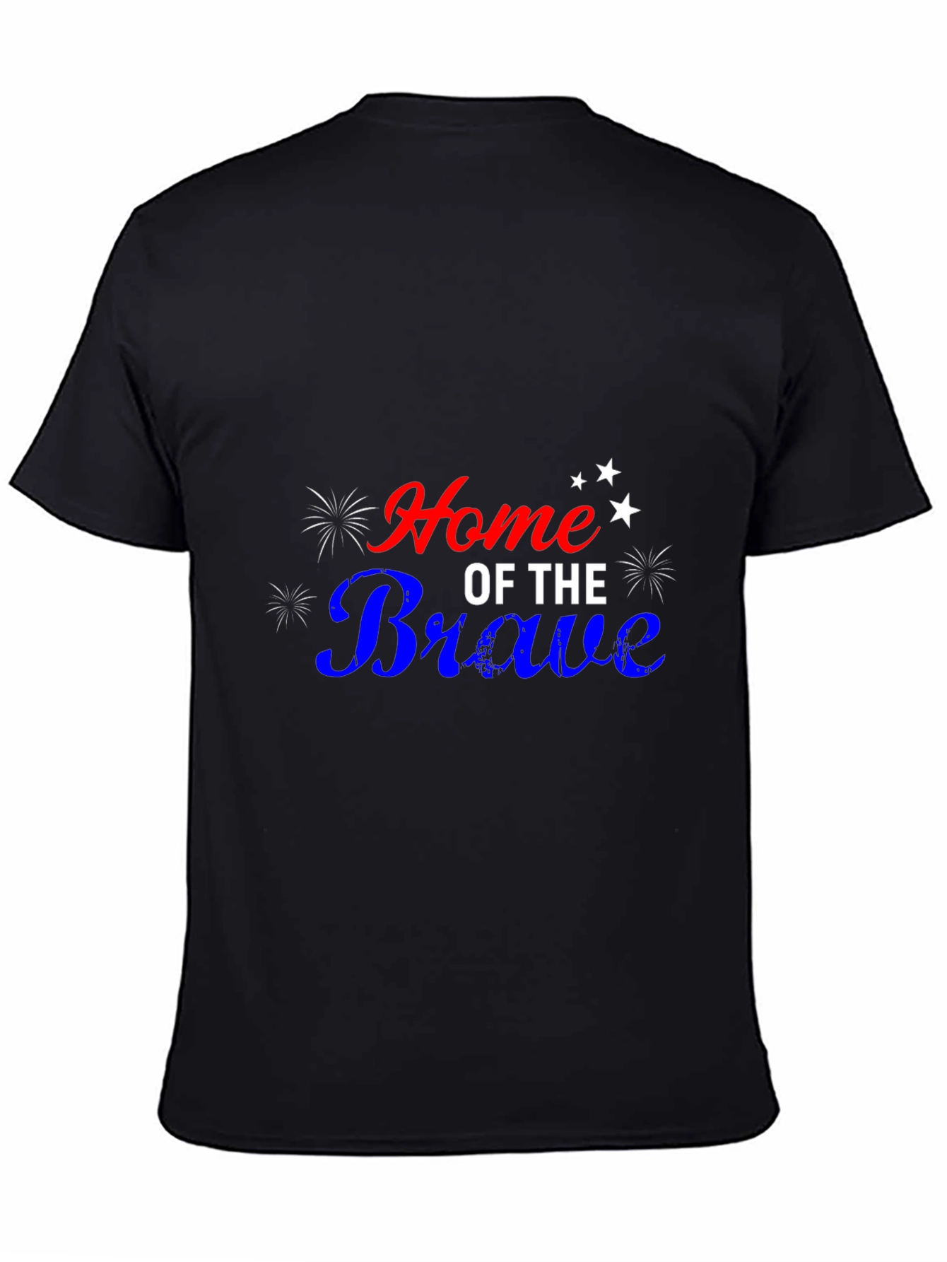 Home of the Brave Graphic Tee - Patriotic T-Shirt
