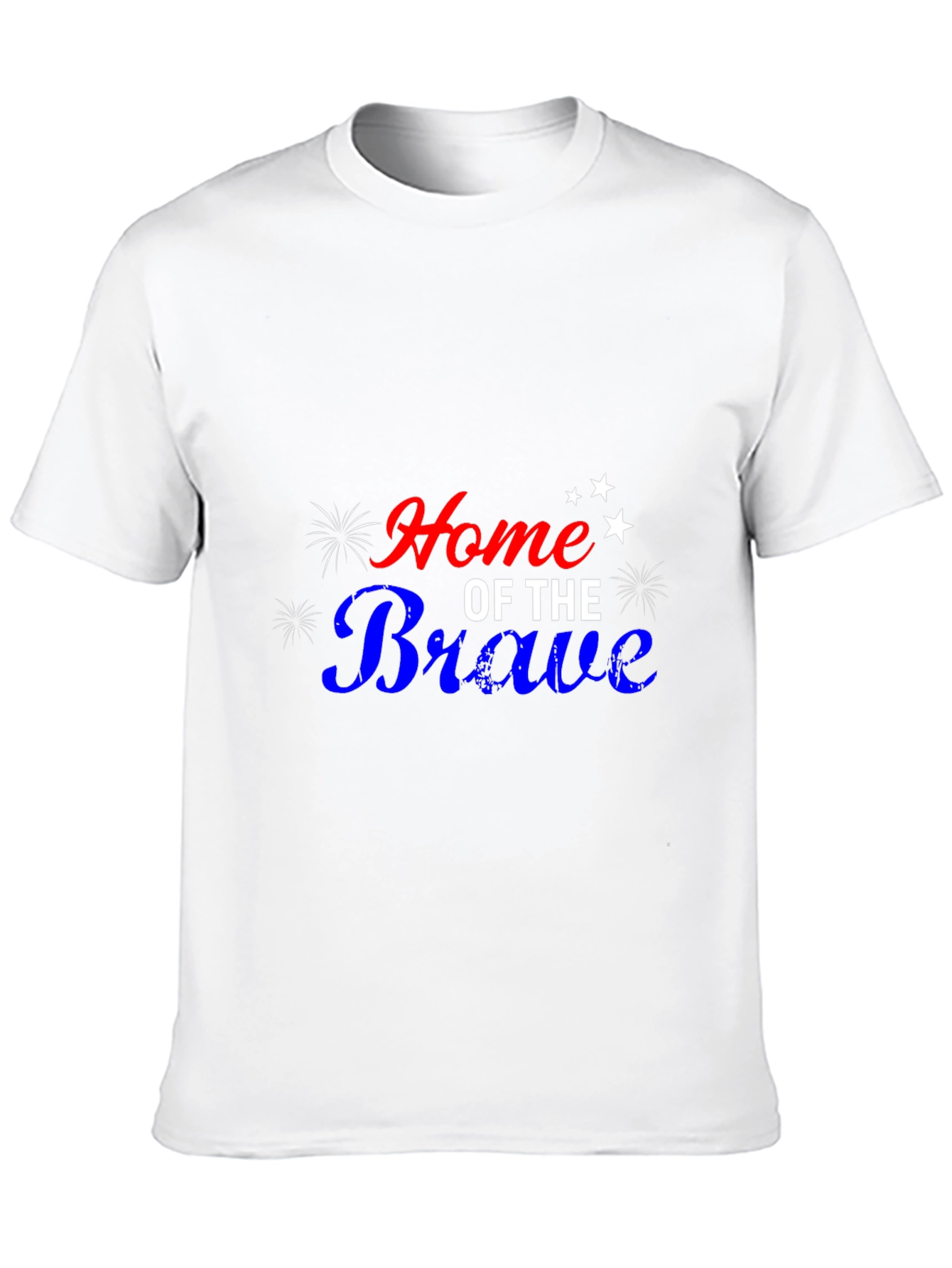 Home of the Brave Graphic Tee - Patriotic T-Shirt