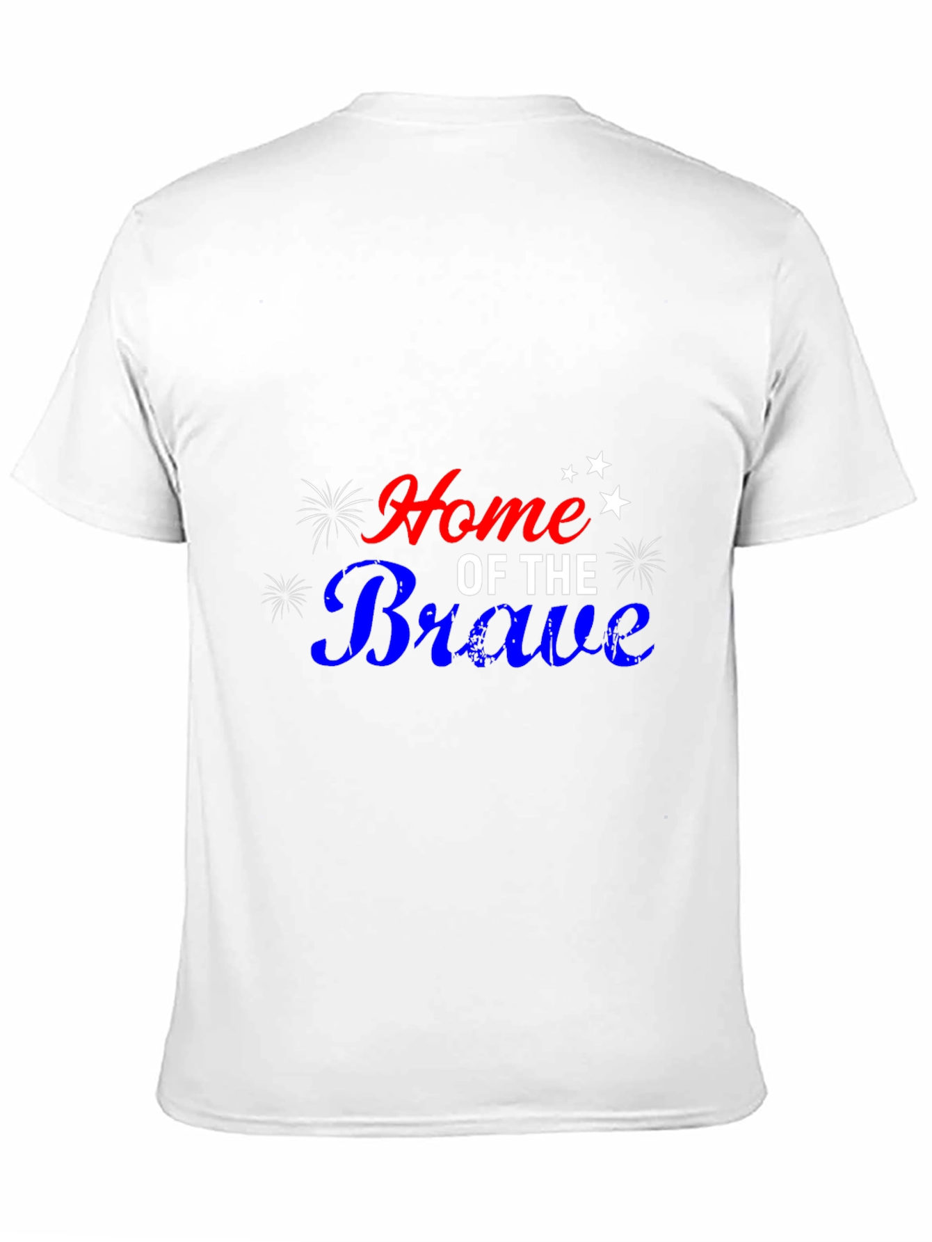 Home of the Brave Graphic Tee - Patriotic T-Shirt