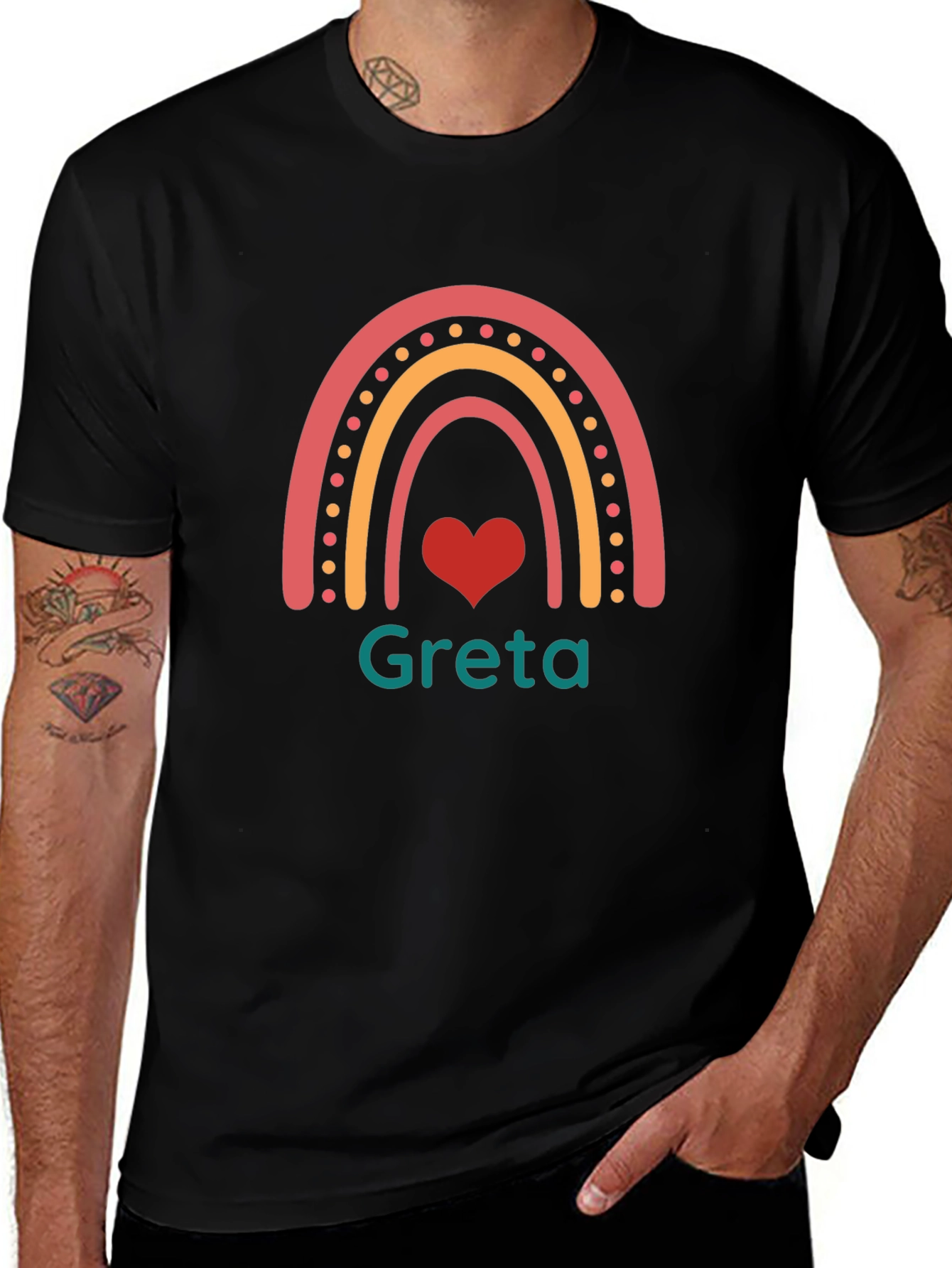 Personalized Rainbow Greta T-Shirt