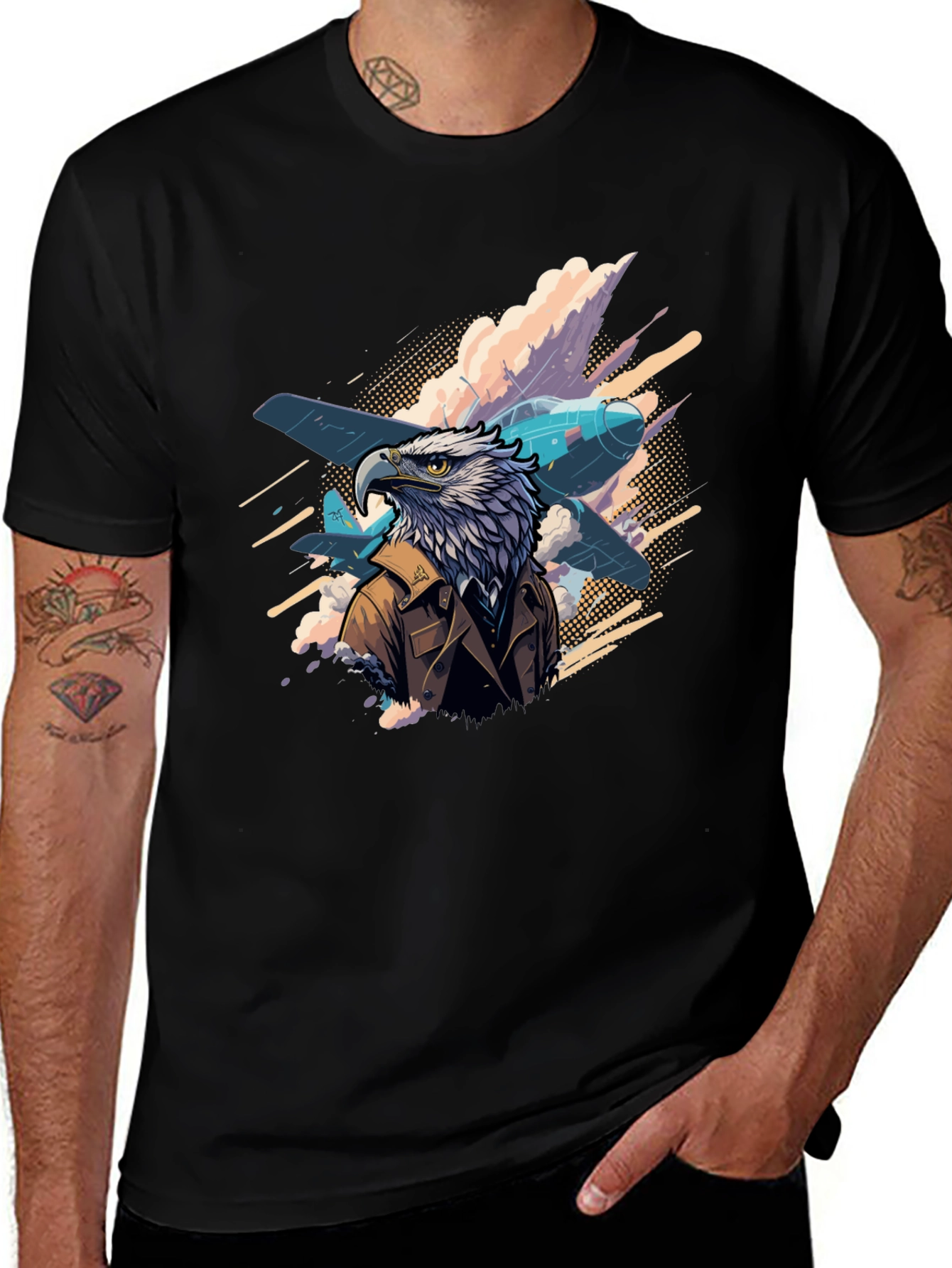 Eagle Pilot Graphic T-Shirt