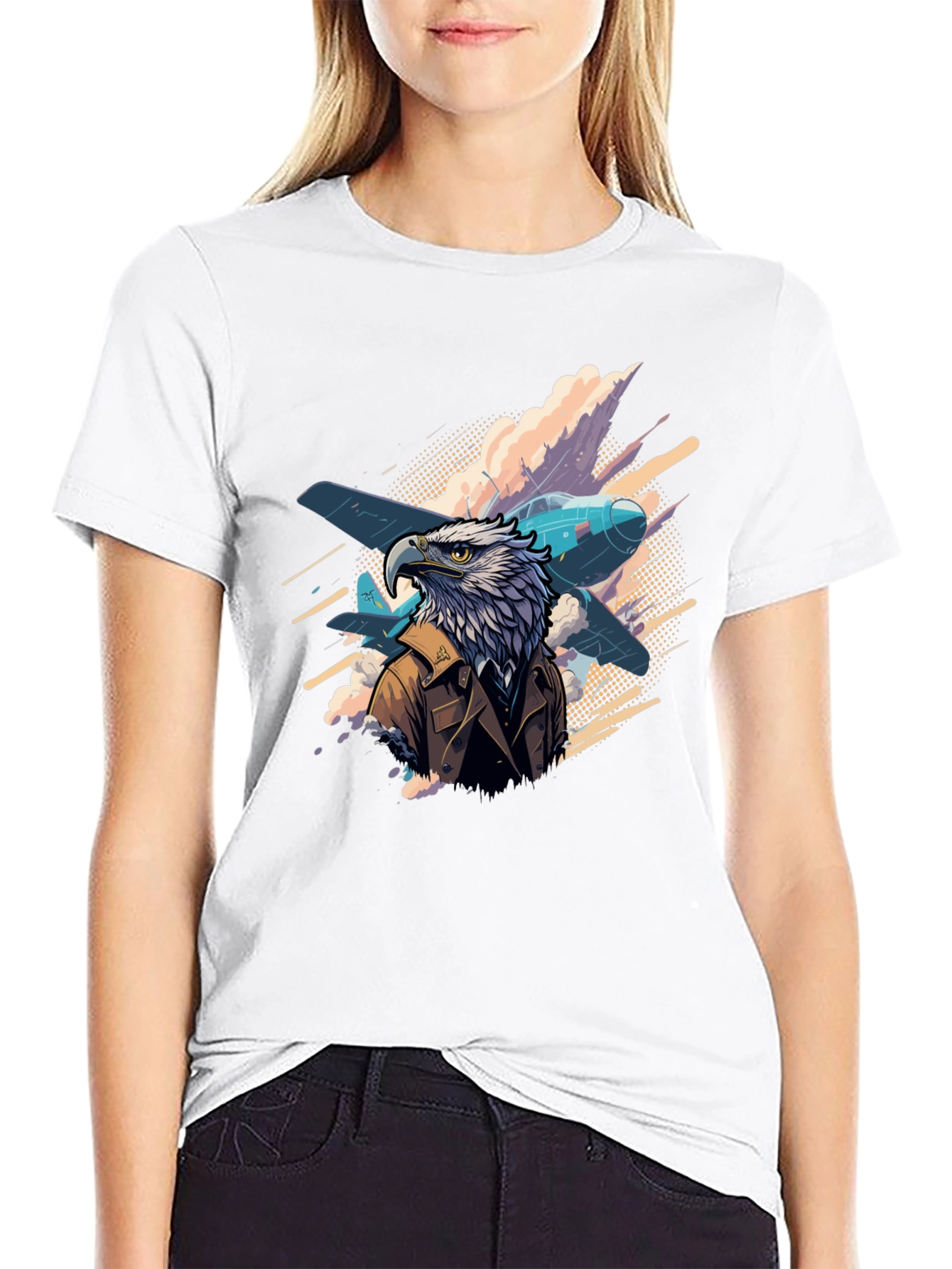 Eagle Pilot Graphic T-Shirt