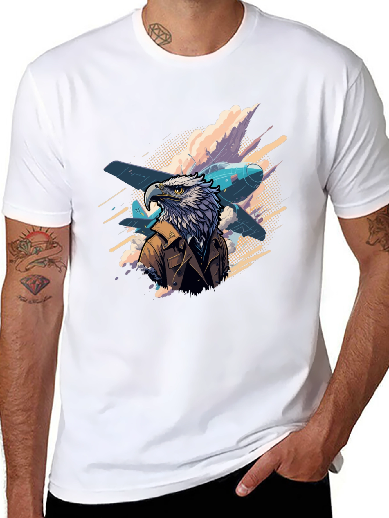 Eagle Pilot Graphic T-Shirt