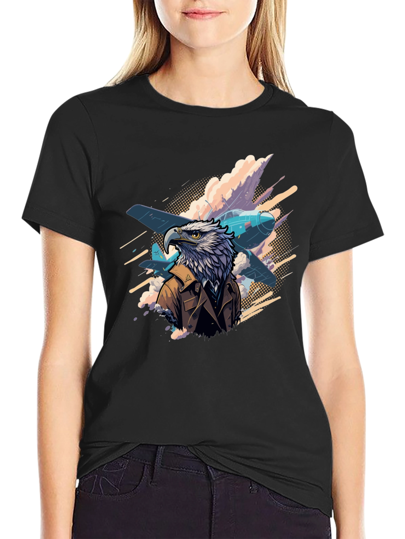 Eagle Pilot Graphic T-Shirt