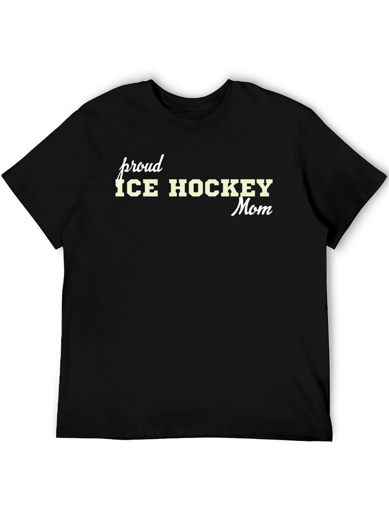 Proud Ice Hockey Mom Graphic Tee