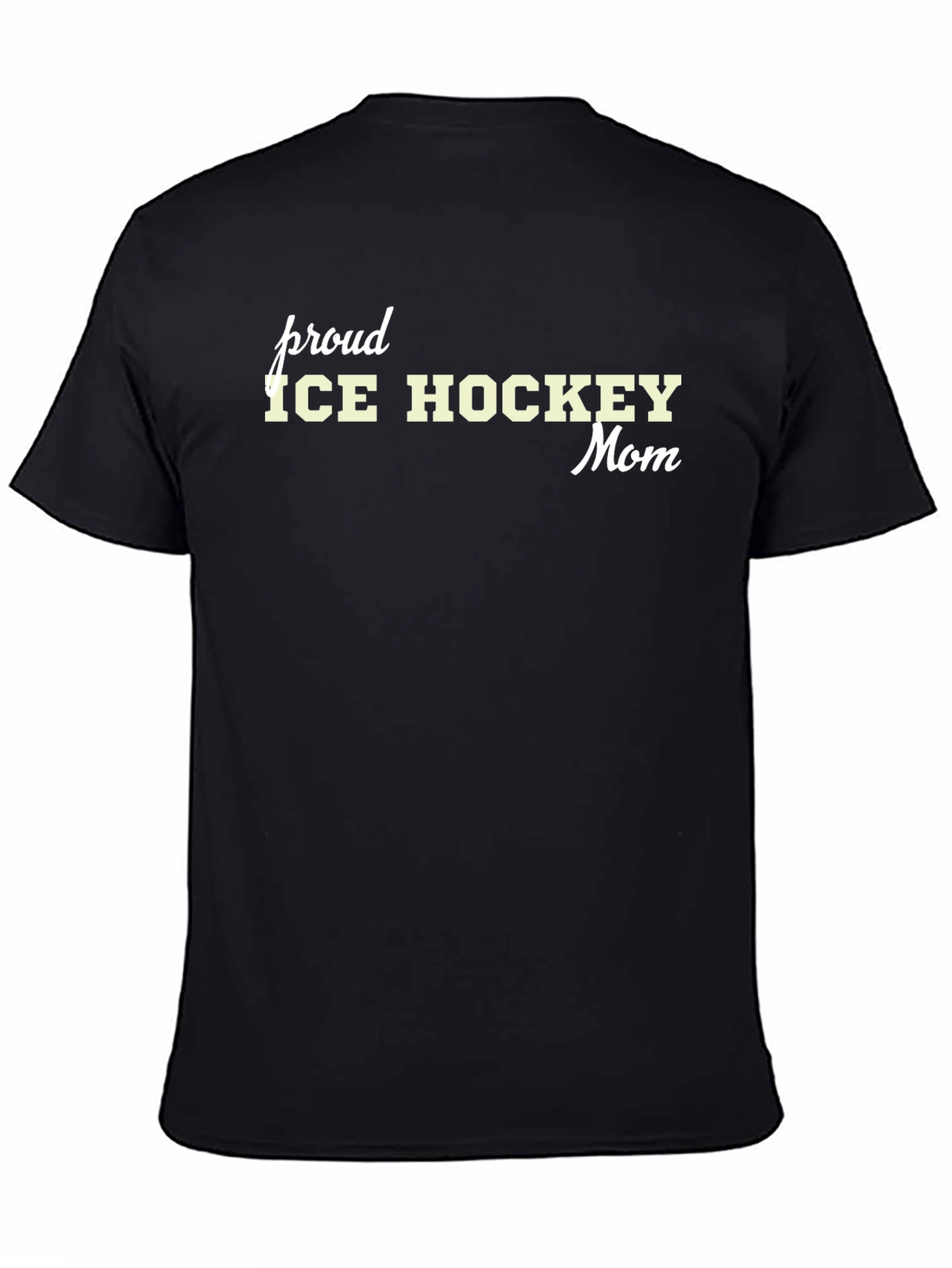 Proud Ice Hockey Mom Graphic Tee
