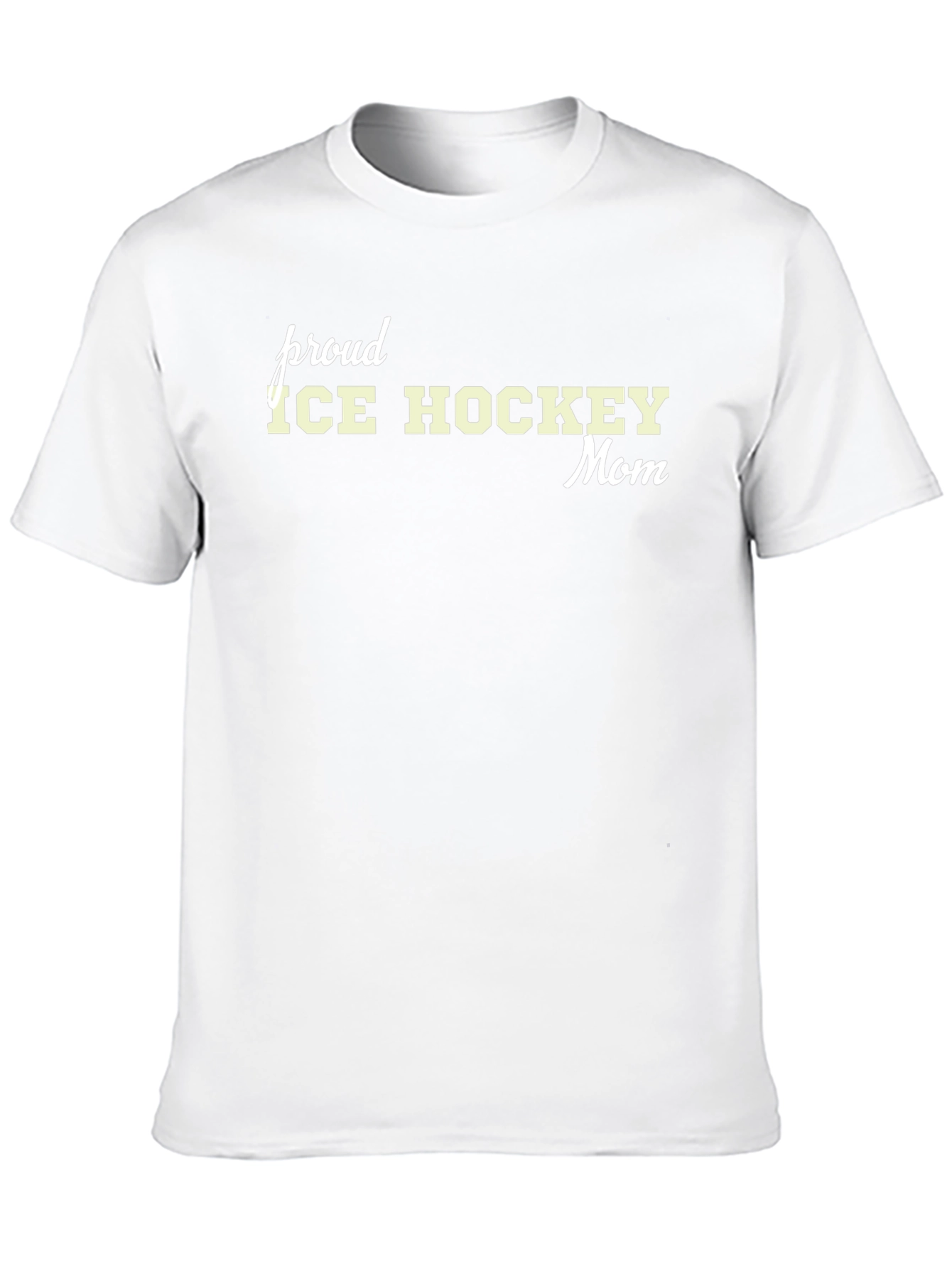 Proud Ice Hockey Mom Graphic Tee
