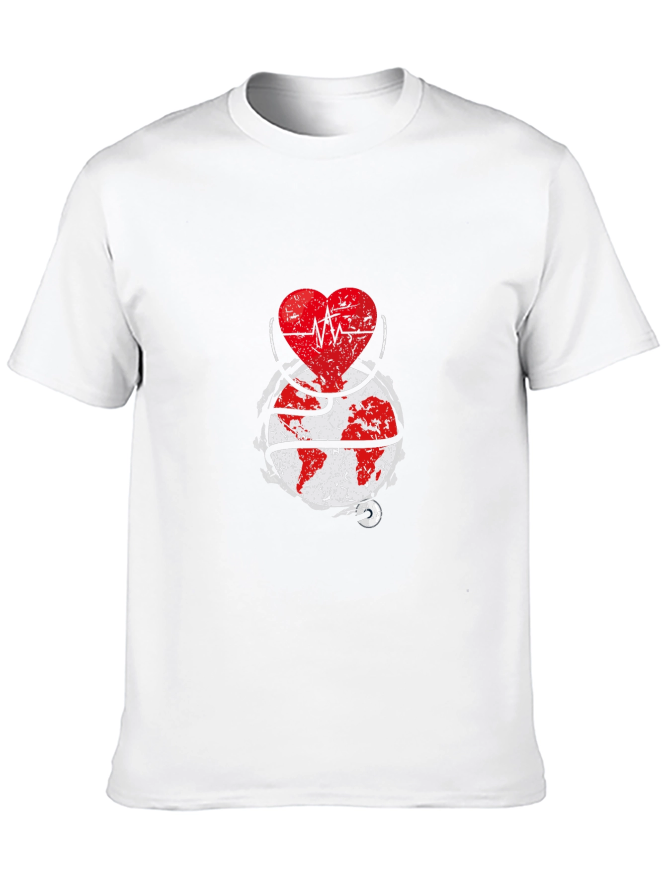 Global Heartbeat Tee - World Health T-Shirt