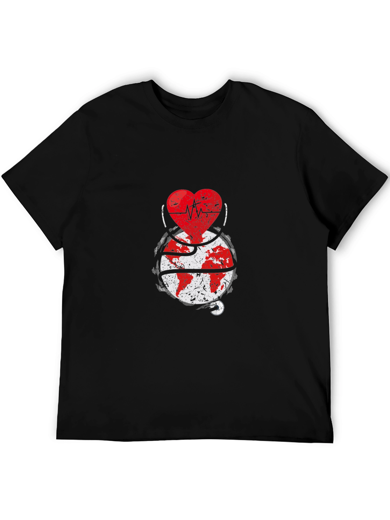 Global Heartbeat Tee - World Health T-Shirt