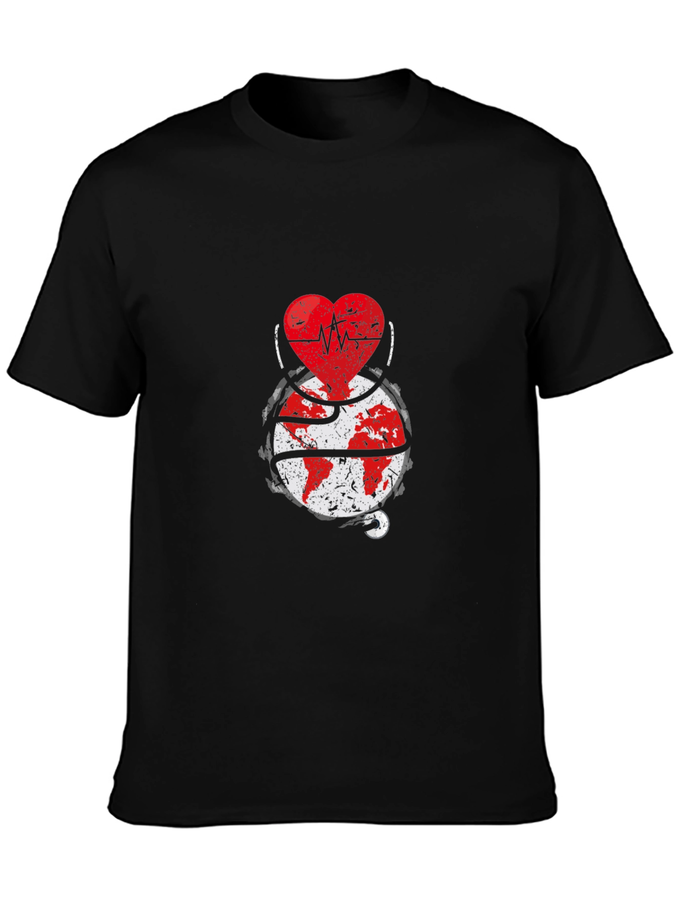 Global Heartbeat Tee - World Health T-Shirt