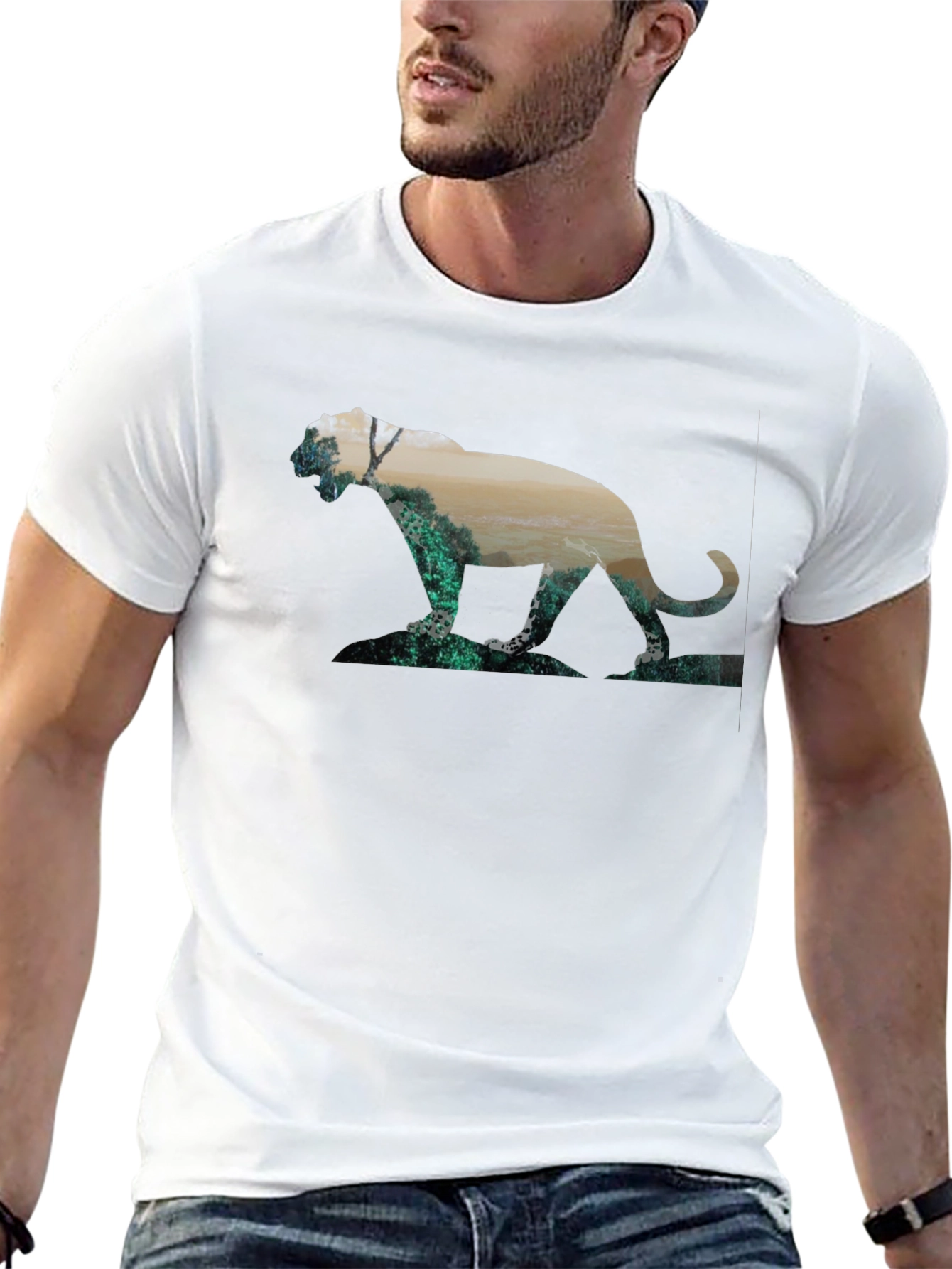 Nature Panther Black T-Shirt