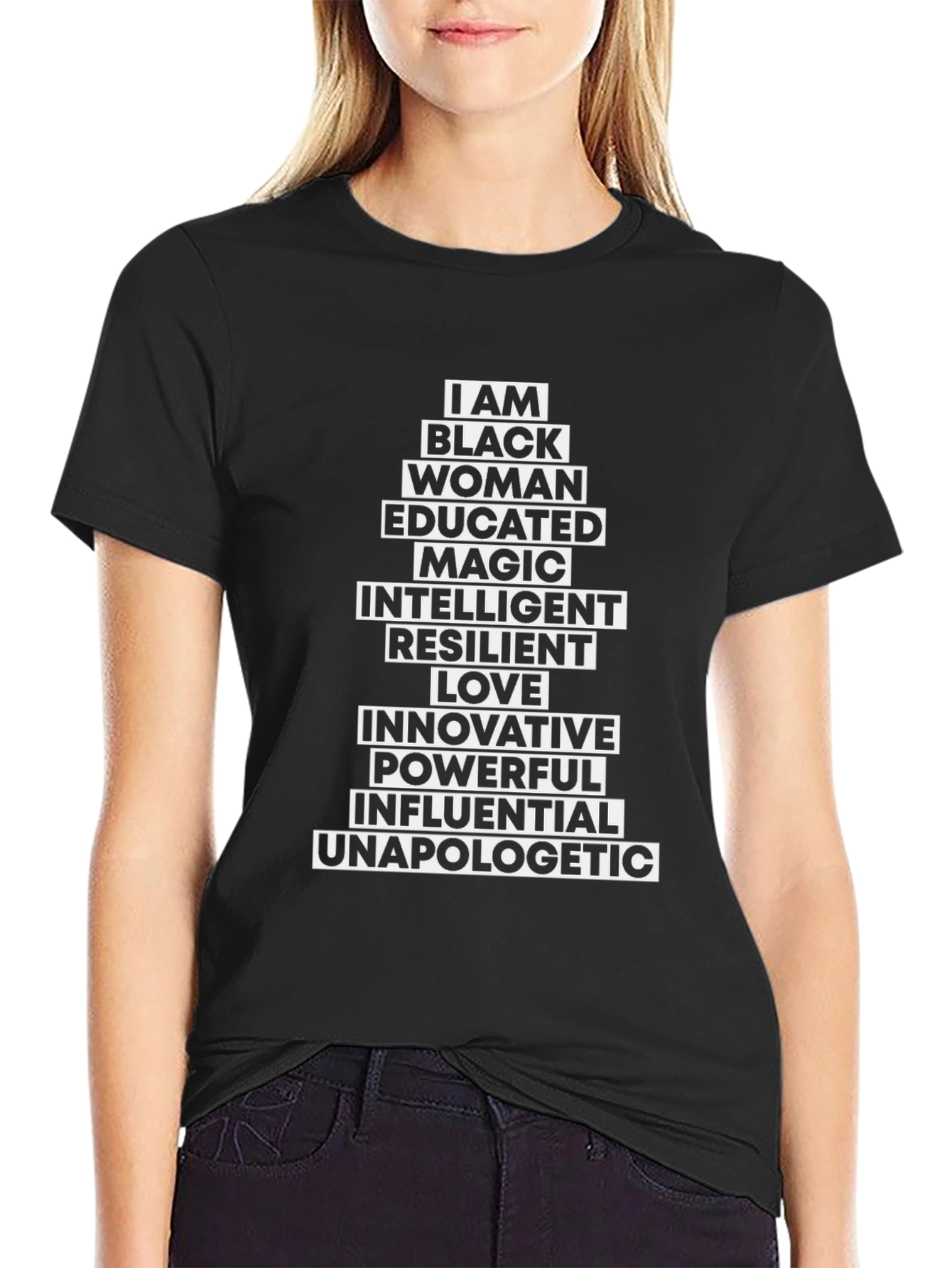 Empowered Black Woman T-Shirt - Inspirational Tee