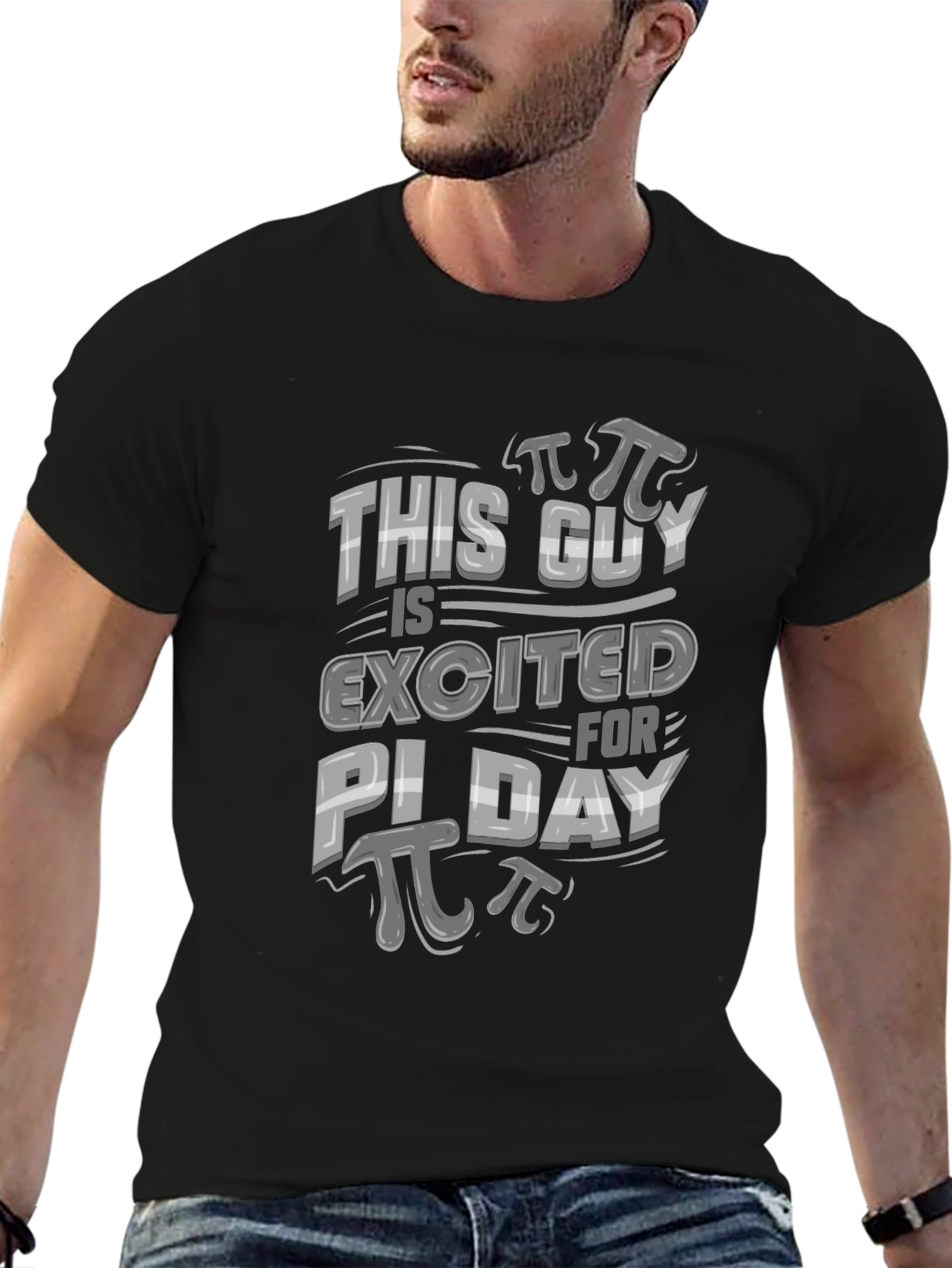This Guy is Excited for Pi Day T-Shirt