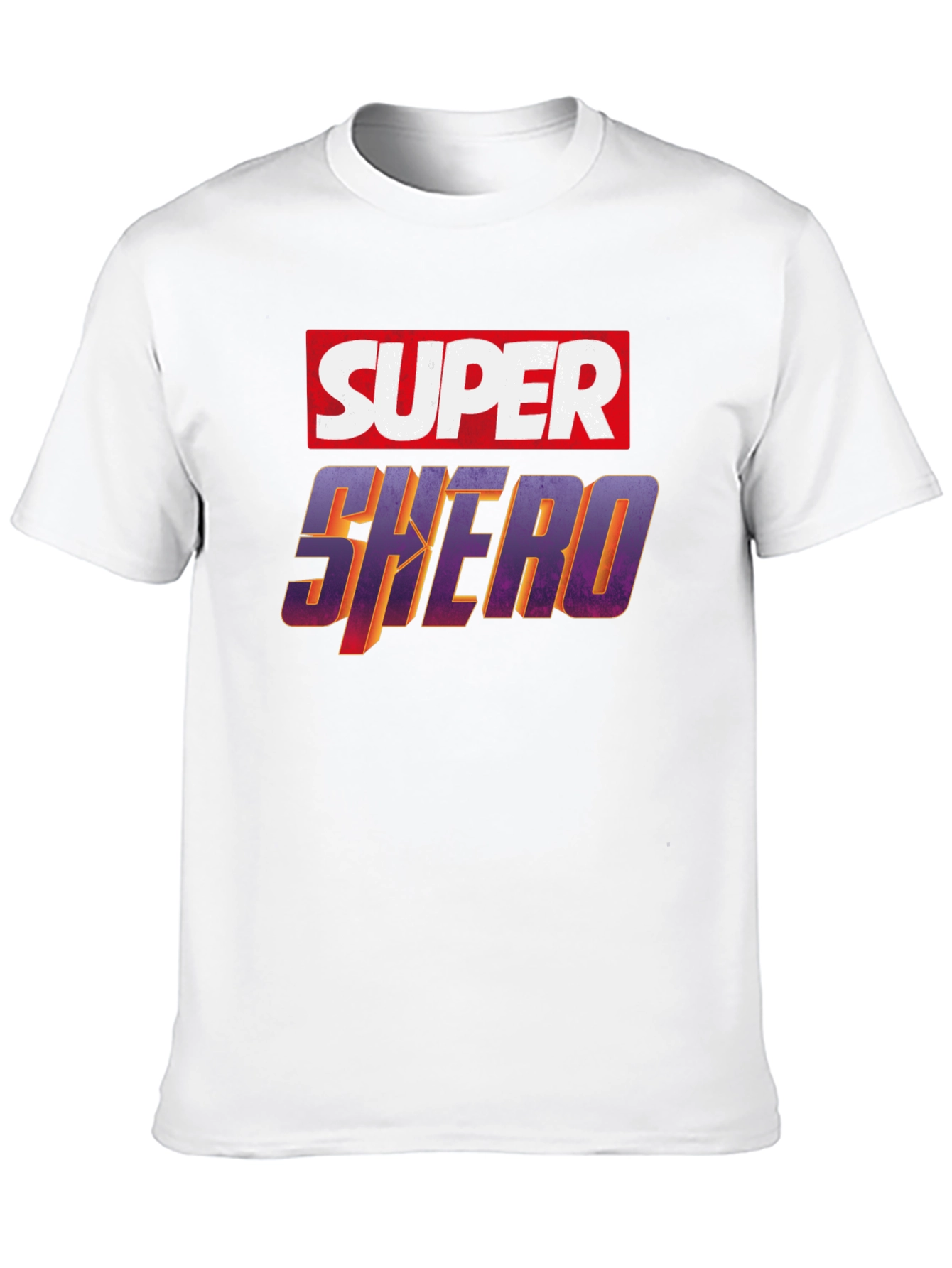 Super Shero Graphic Tee - Black Unisex T-Shirt