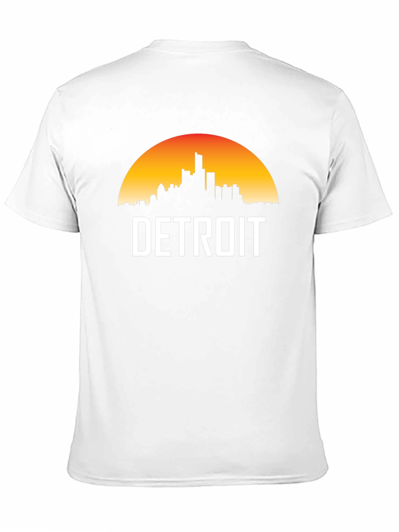 Detroit Skyline Graphic Tee - Sunset Cityscape