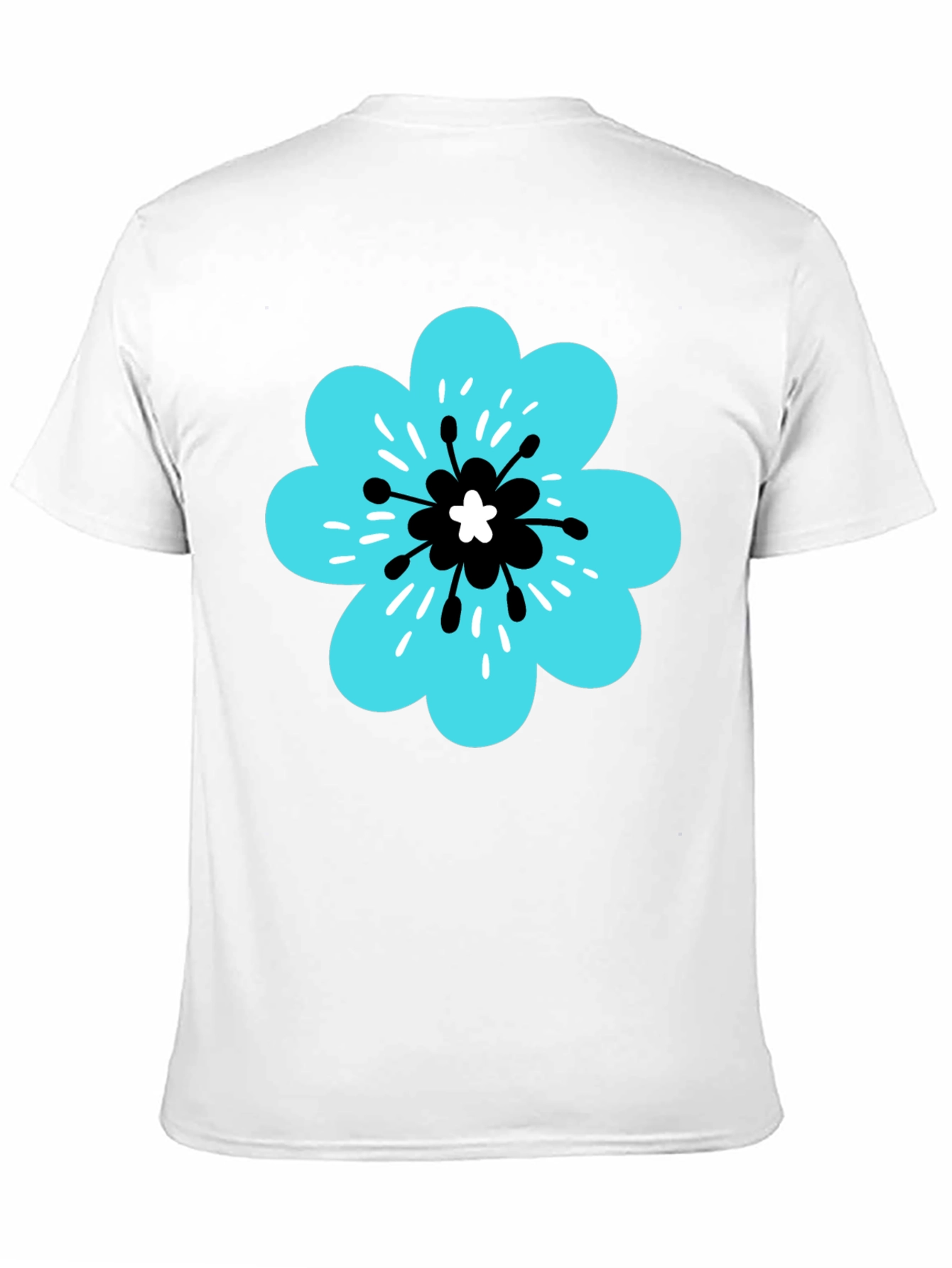 Floral Graphic T-Shirt - Casual Cotton Tee