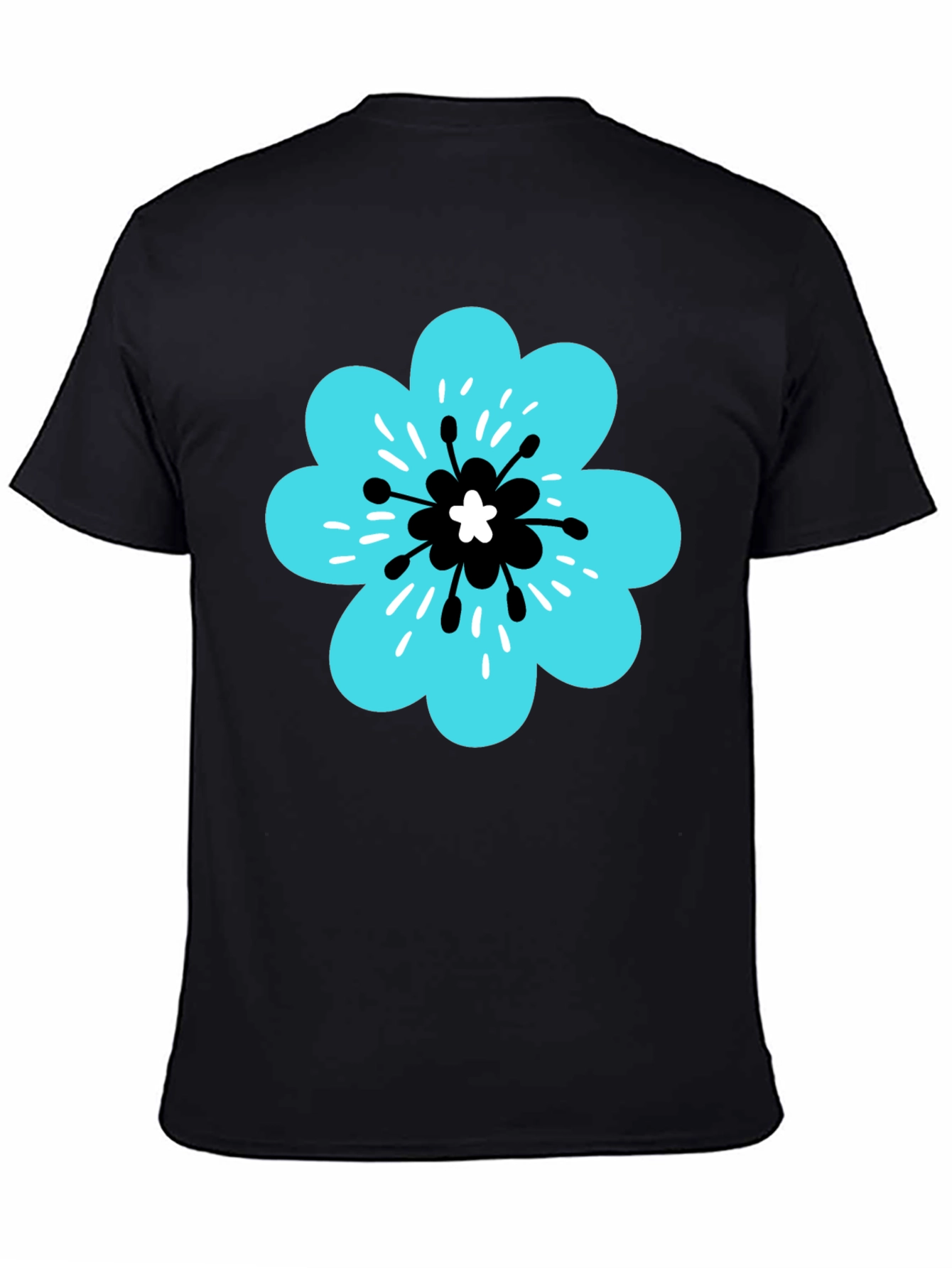 Floral Graphic T-Shirt - Casual Cotton Tee