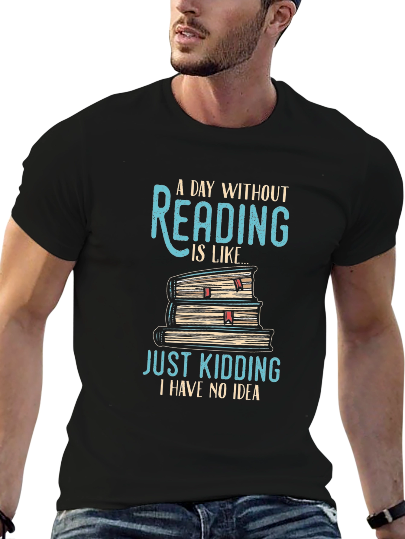 Funny Reading T-Shirt: A Day Without Reading