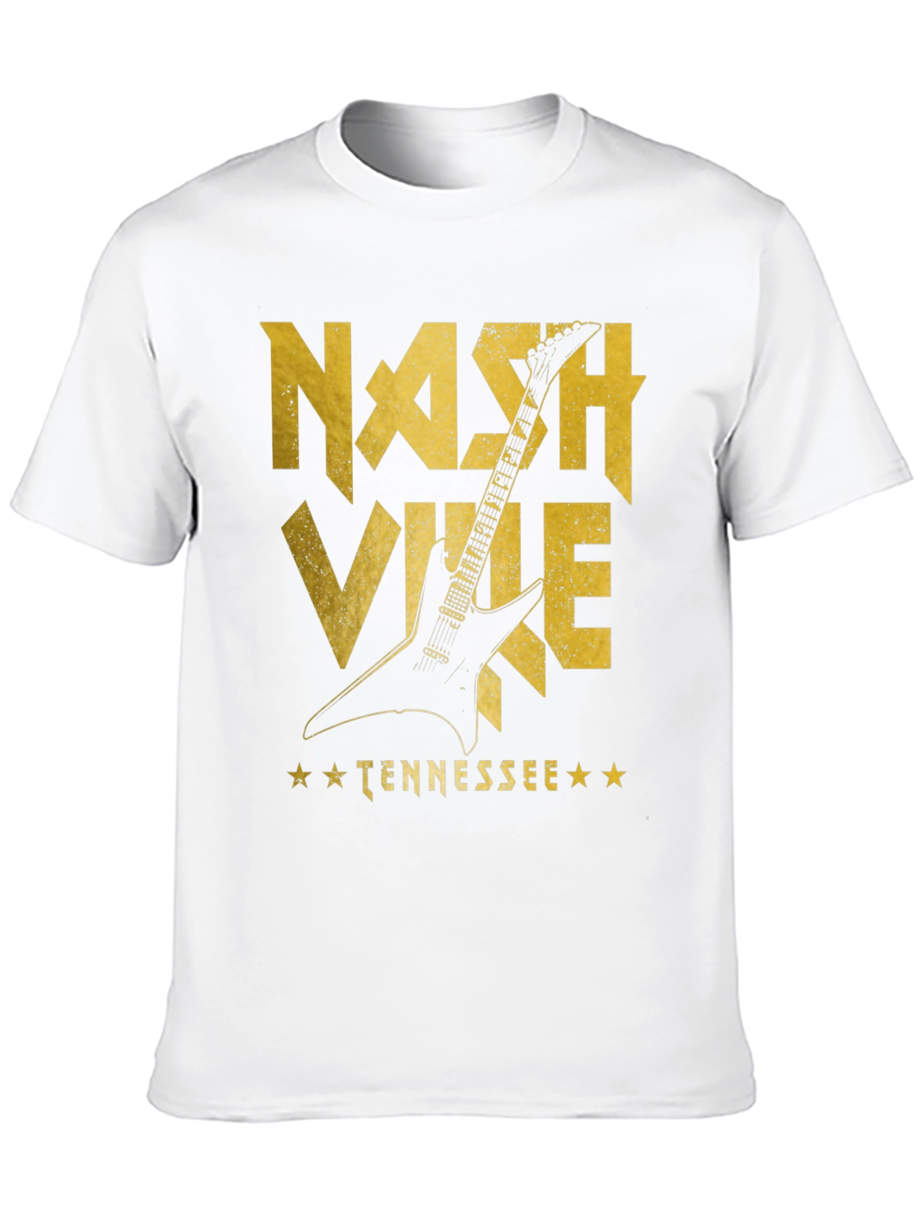 Nashville Tennessee Guitar Graphic T-Shirt