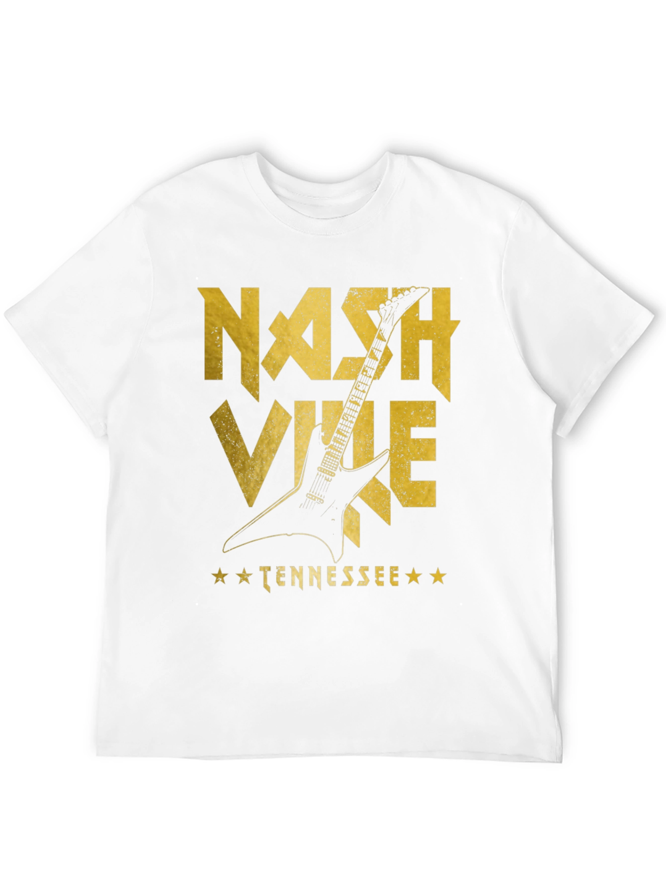 Nashville Tennessee Guitar Graphic T-Shirt