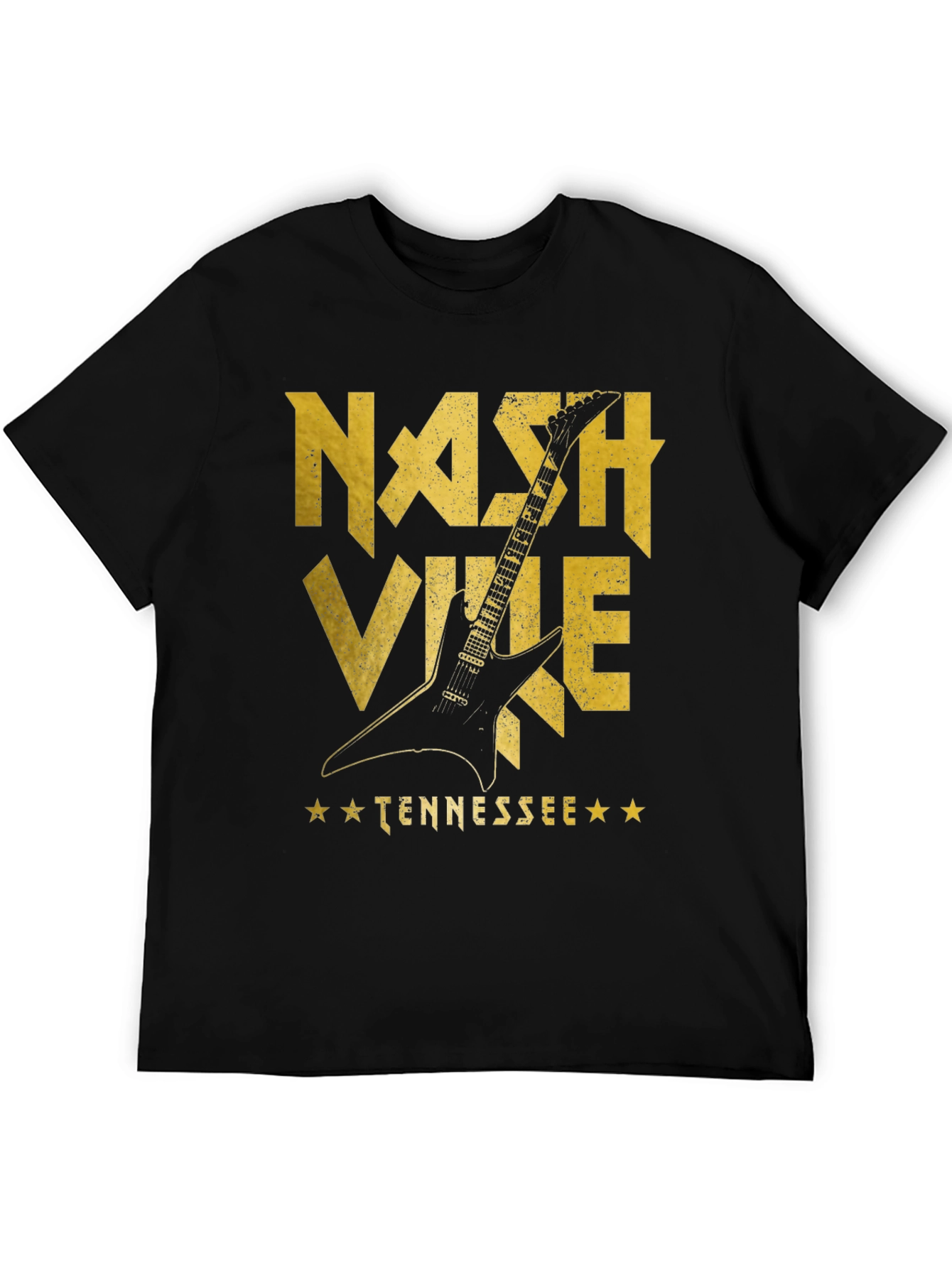 Nashville Tennessee Guitar Graphic T-Shirt
