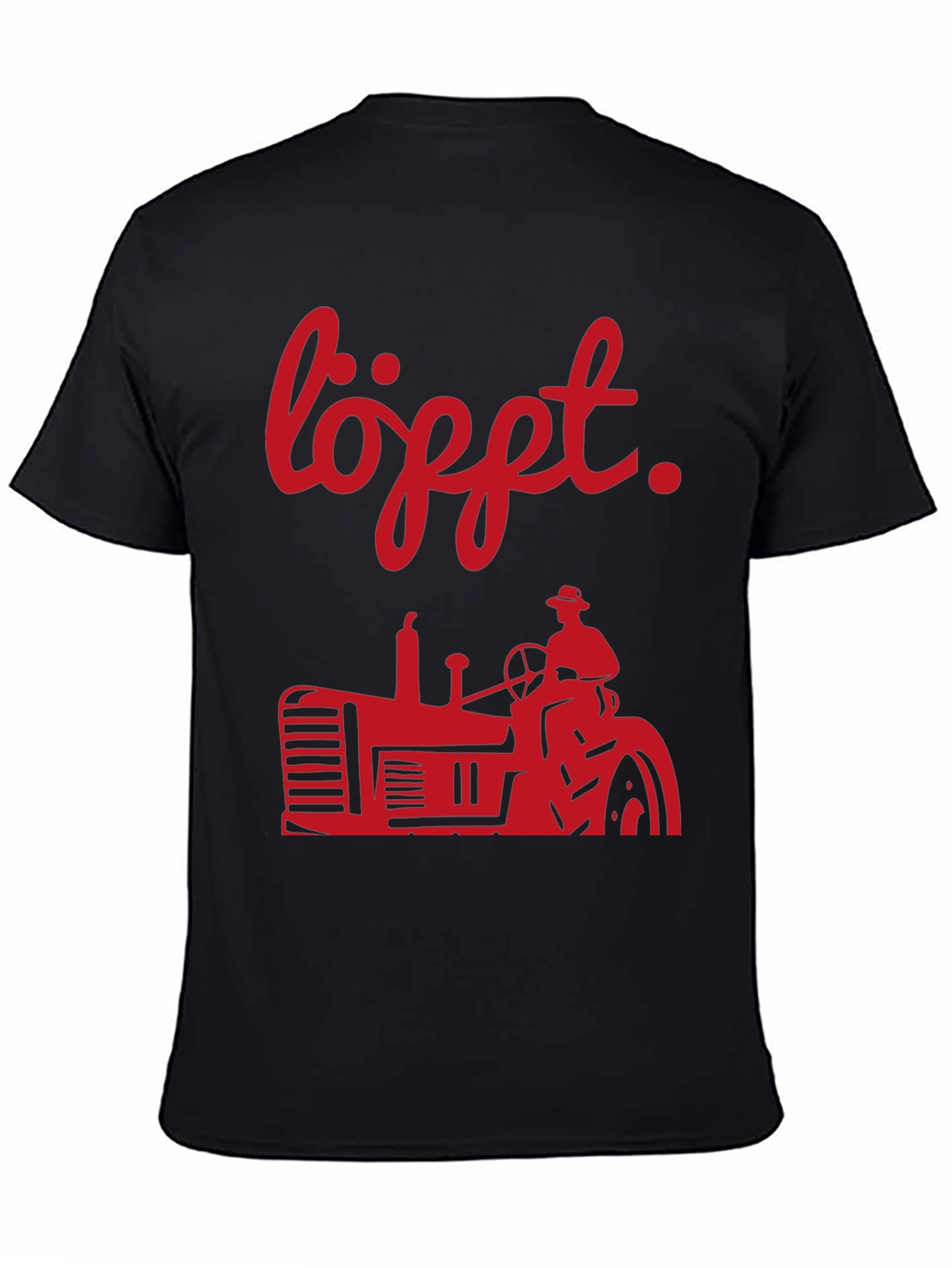Lofft Tractor T-Shirt - Mens Black Tee