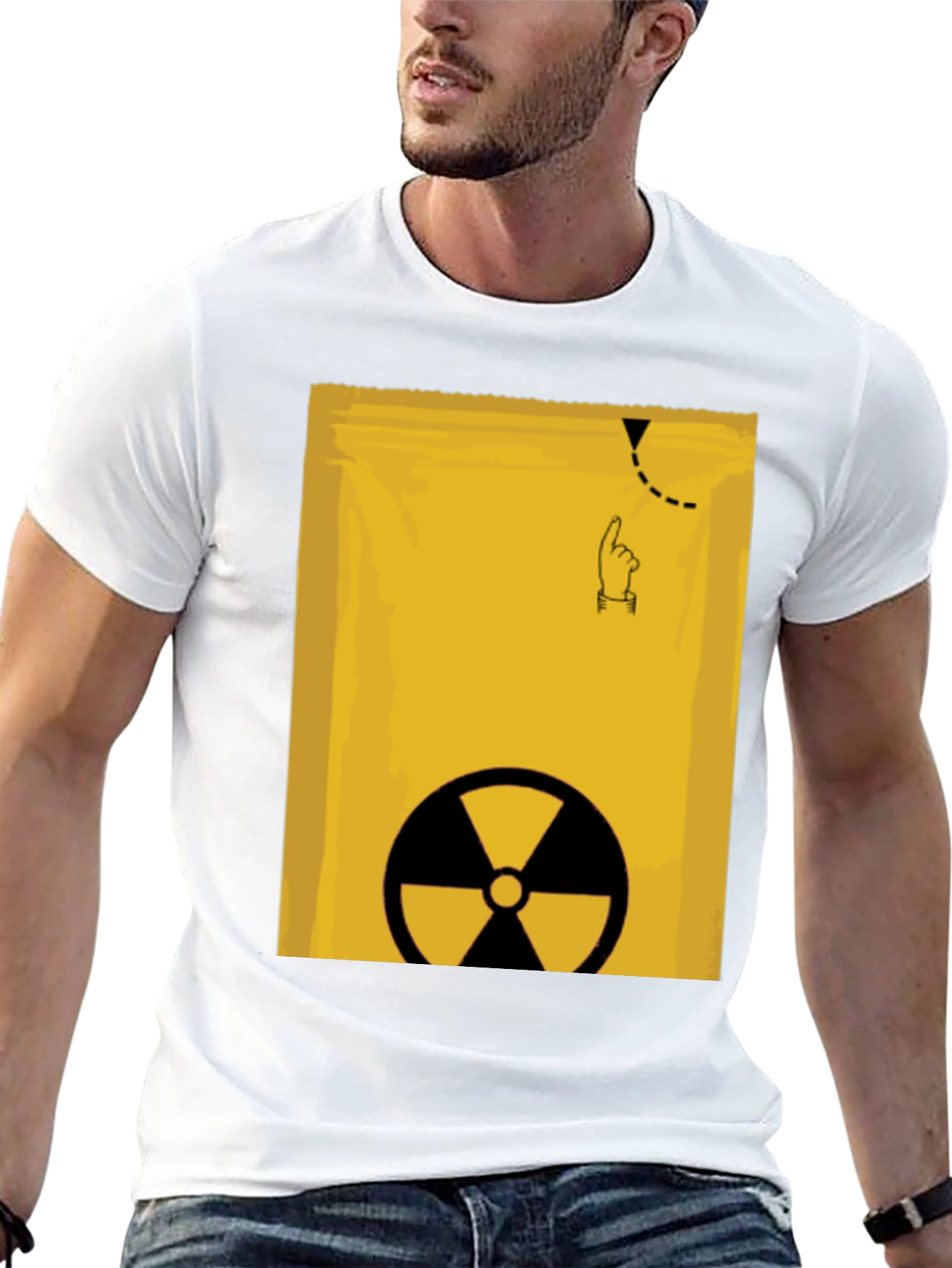 Caution Radiation T-Shirt - Novelty Graphic Tee
