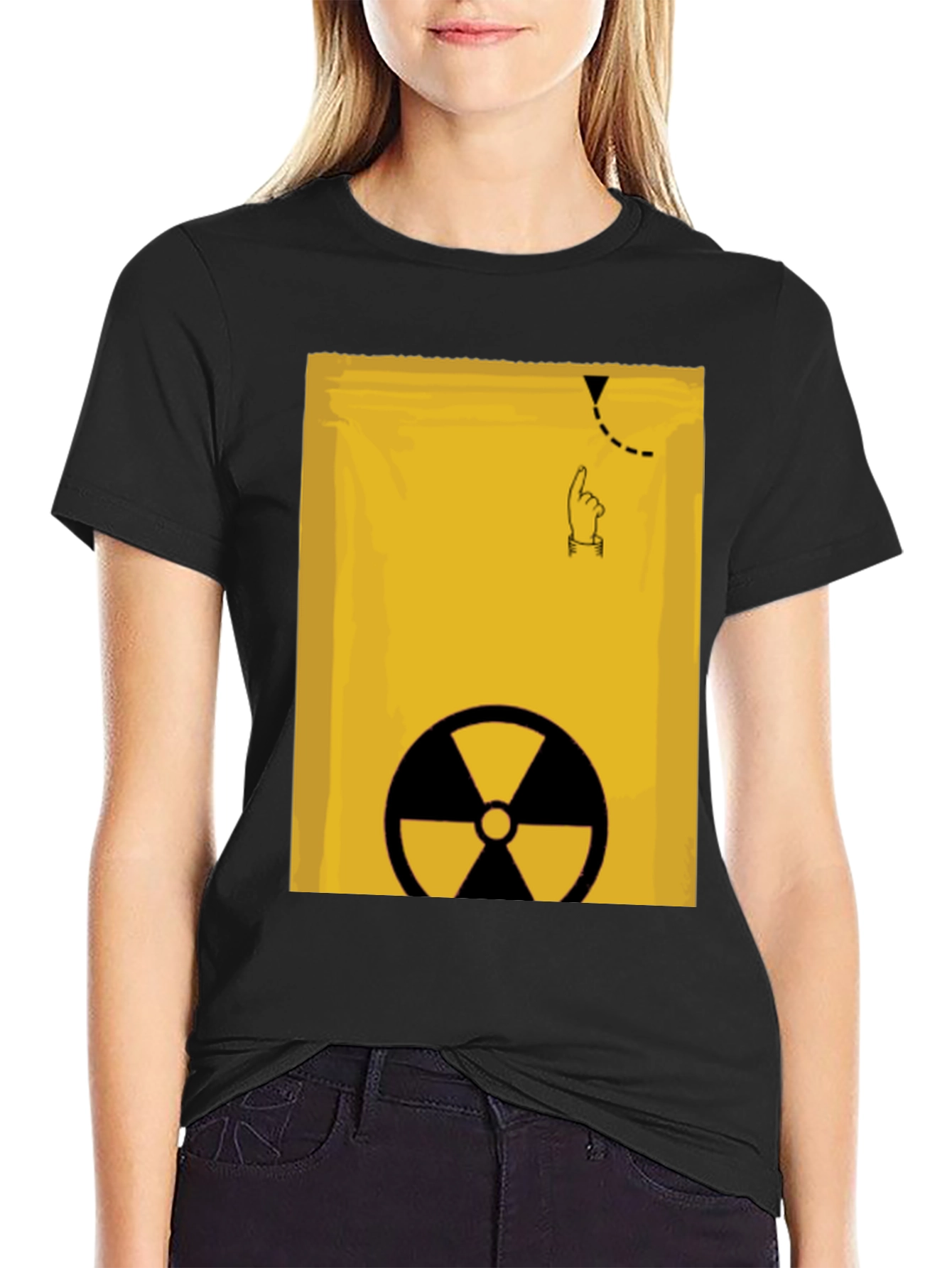 Caution Radiation T-Shirt - Novelty Graphic Tee