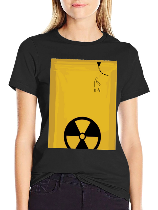 Caution Radiation T-Shirt - Novelty Graphic Tee