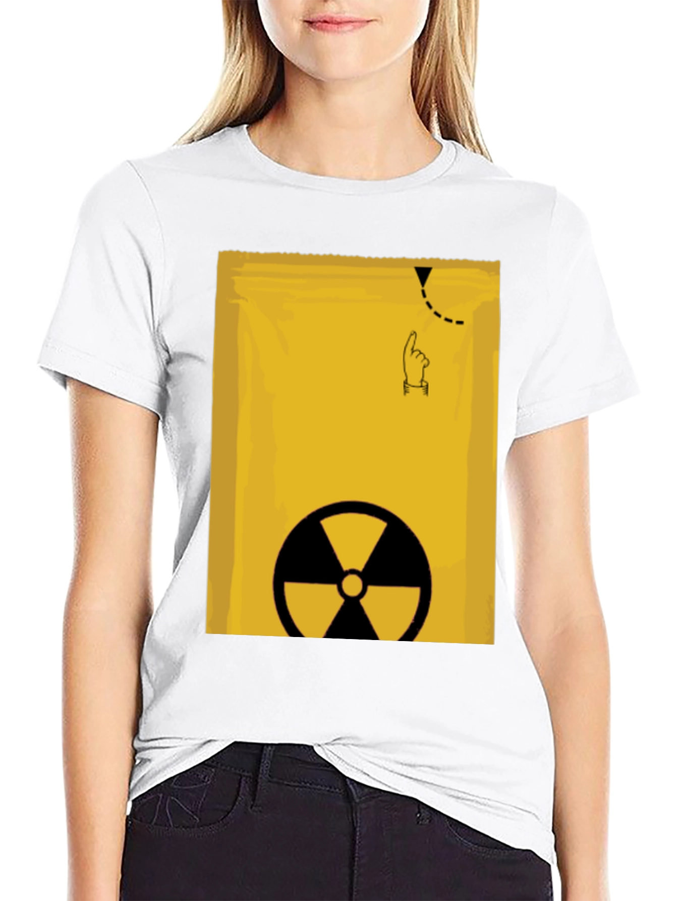 Caution Radiation T-Shirt - Novelty Graphic Tee
