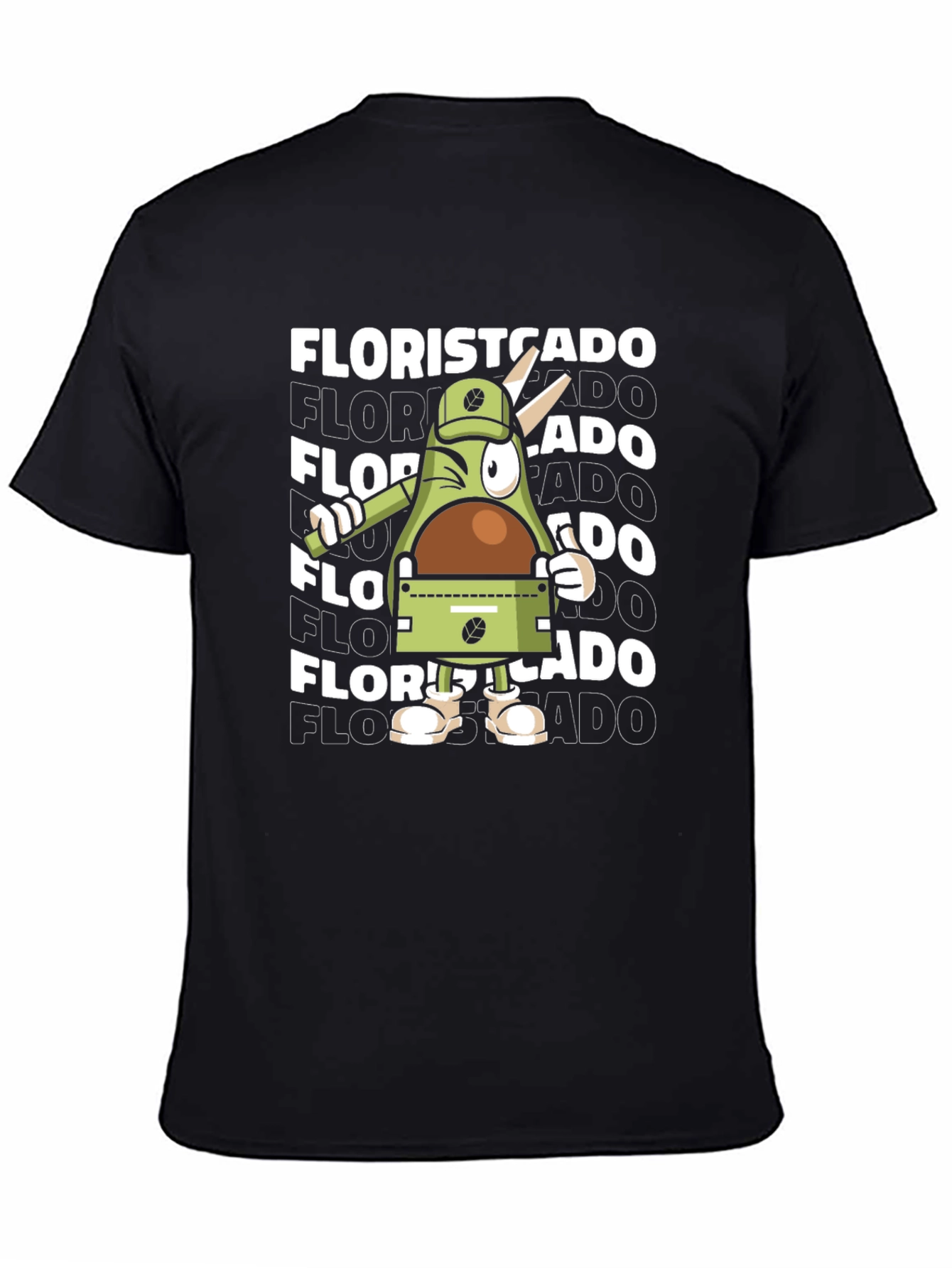 Floristcado Graphic Tee - Unique Avocado Design