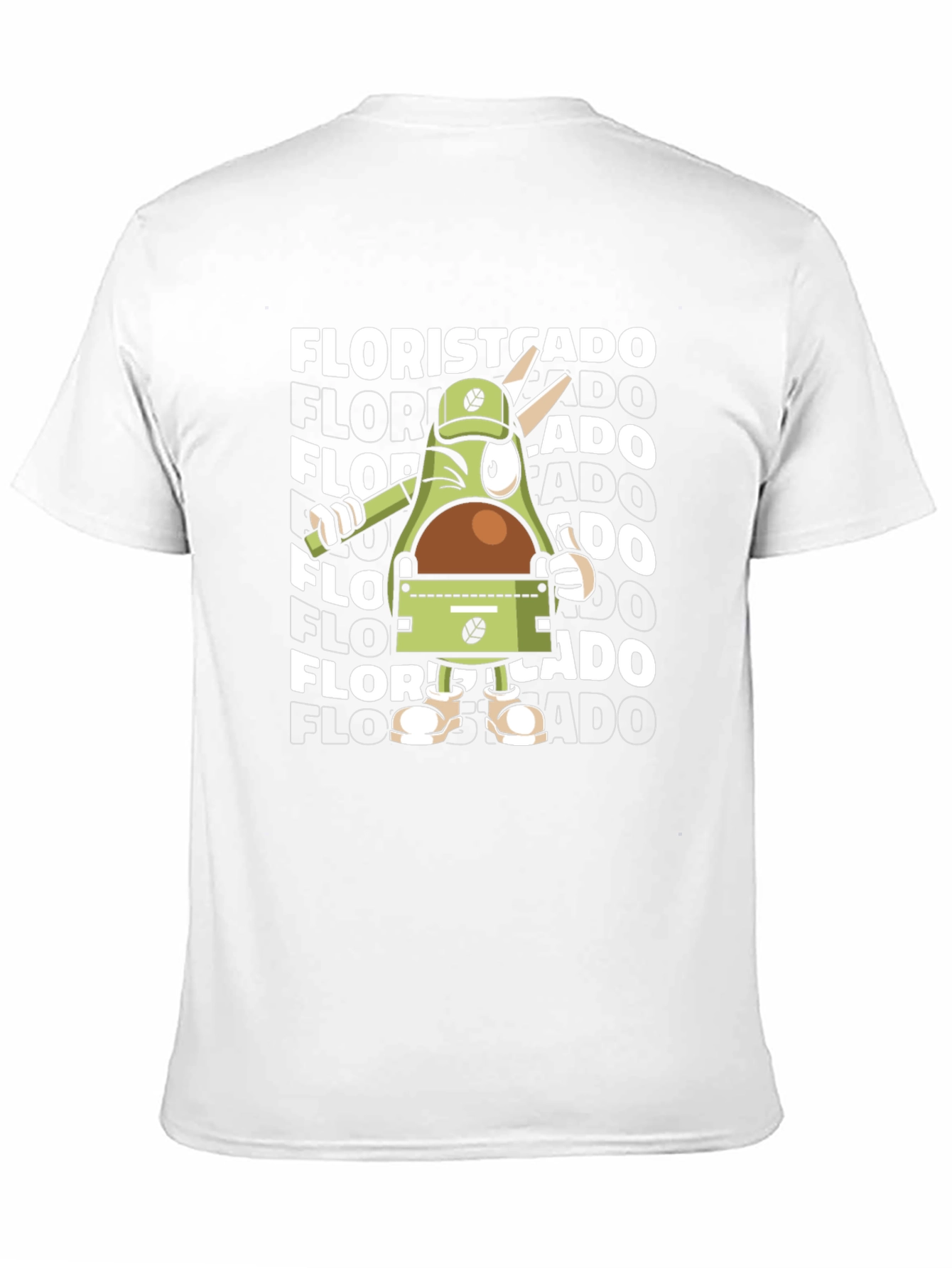 Floristcado Graphic Tee - Unique Avocado Design
