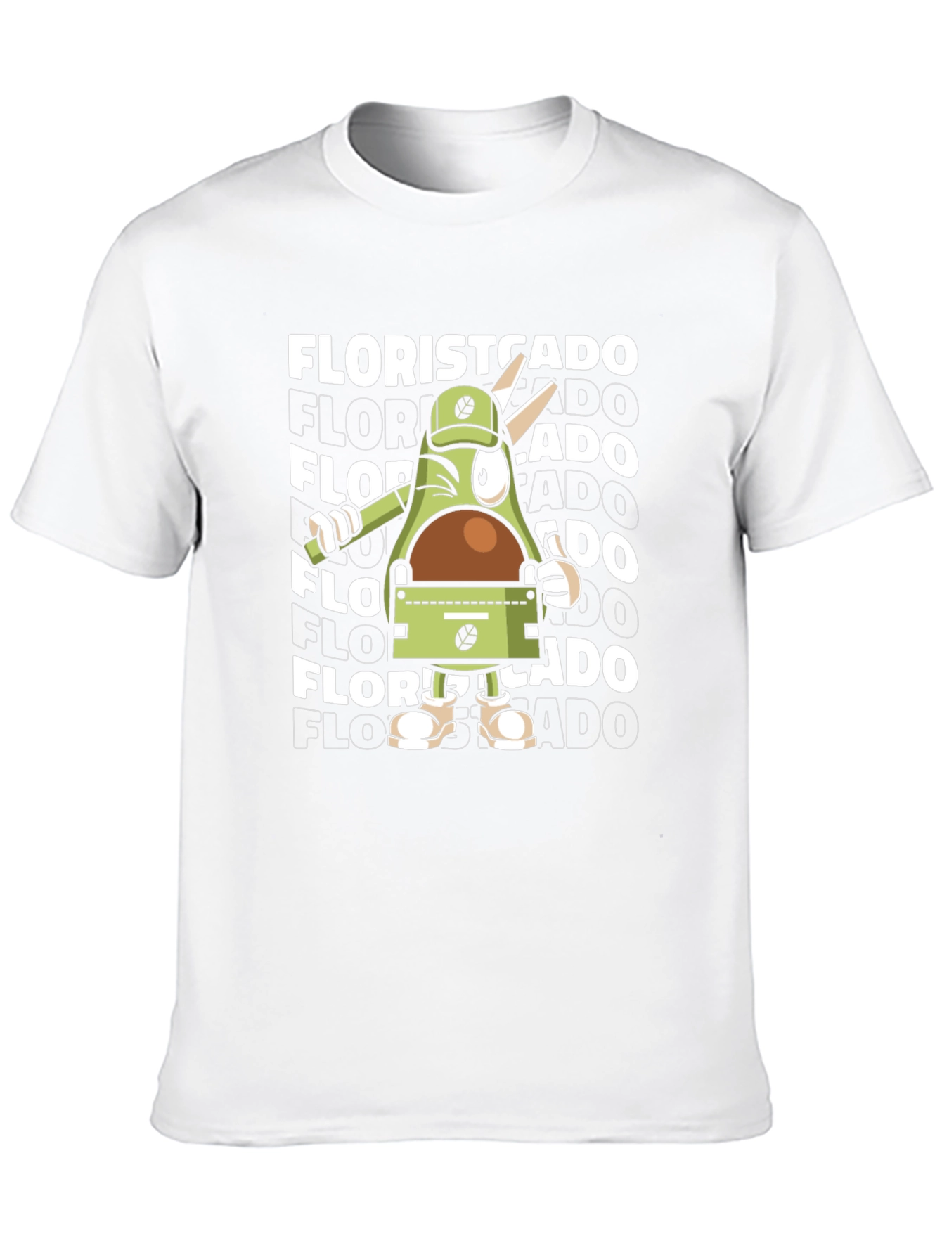 Floristcado Graphic Tee - Unique Avocado Design