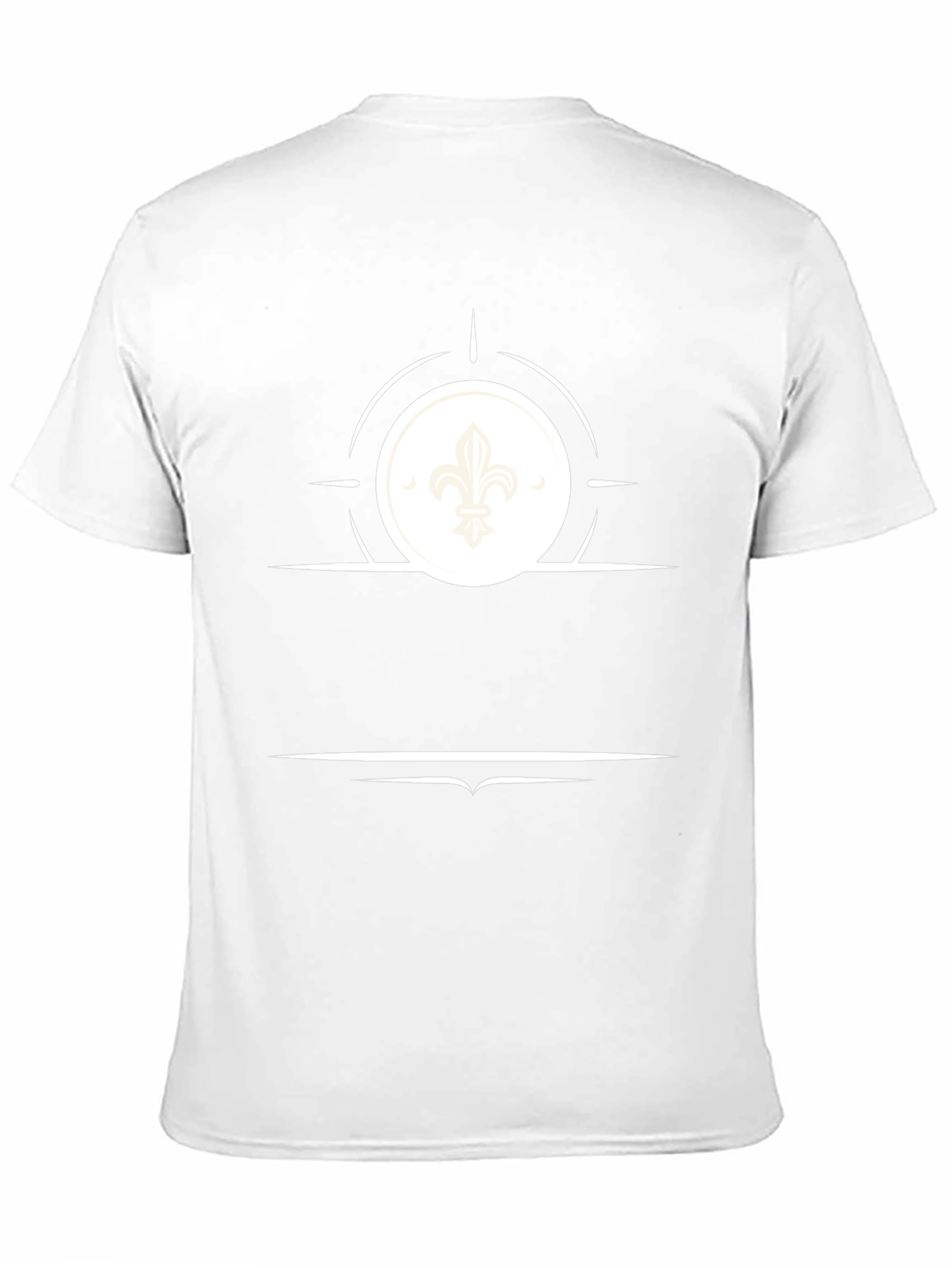 Fleur de Lis Graphic Tee - Stylish Black T-Shirt