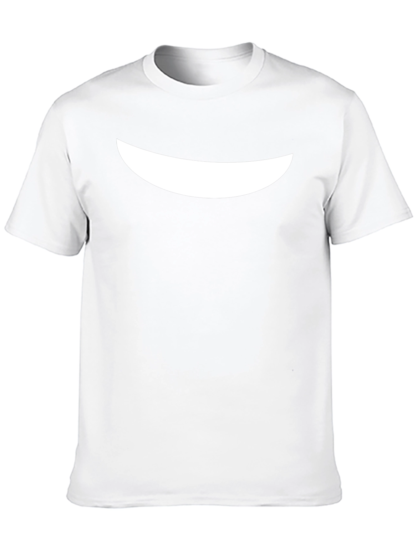 Minimalist Curved Line Graphic Black T-Shirt