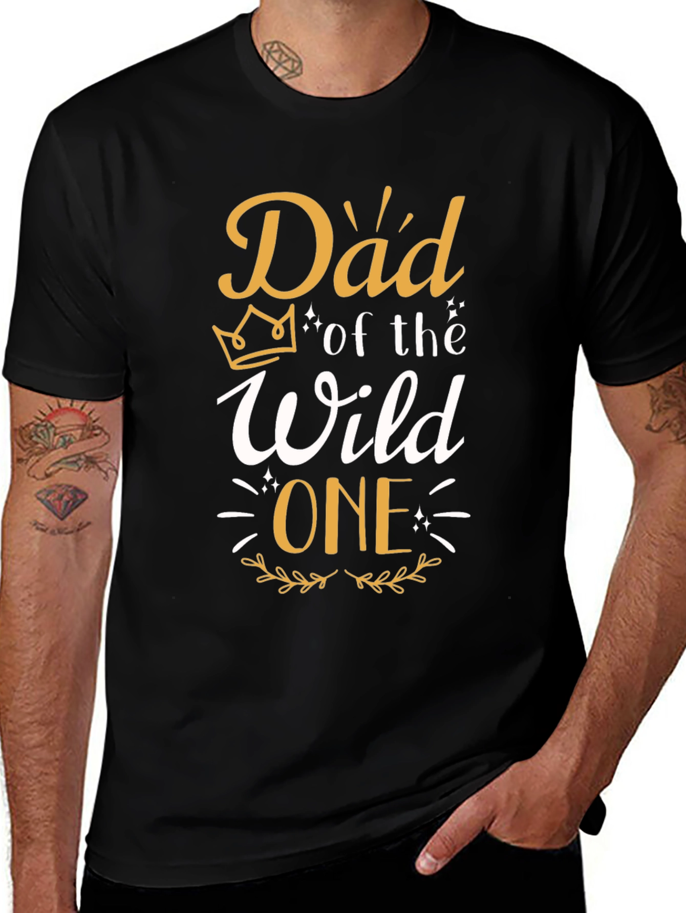 Dad of the Wild One Graphic T-Shirt