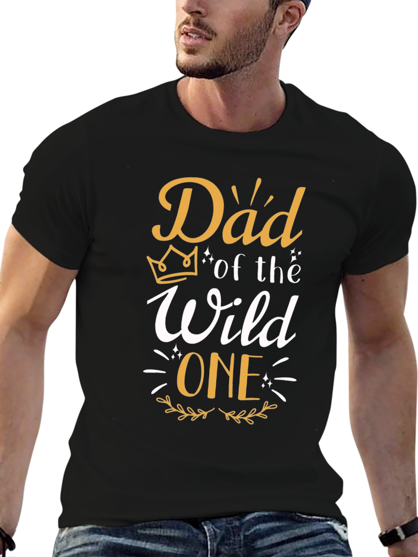 Dad of the Wild One Graphic T-Shirt
