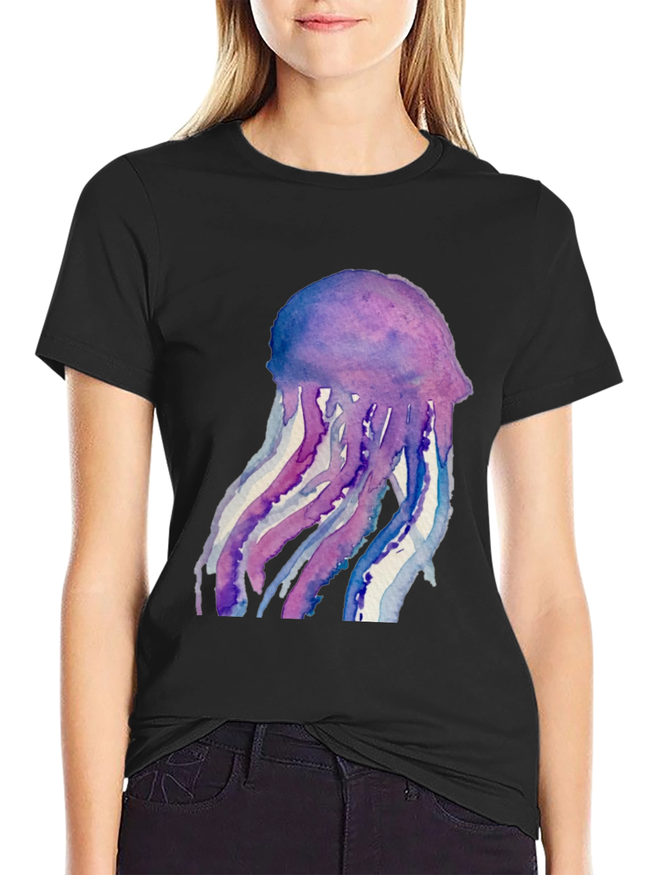 Jellyfish Watercolor T-Shirt