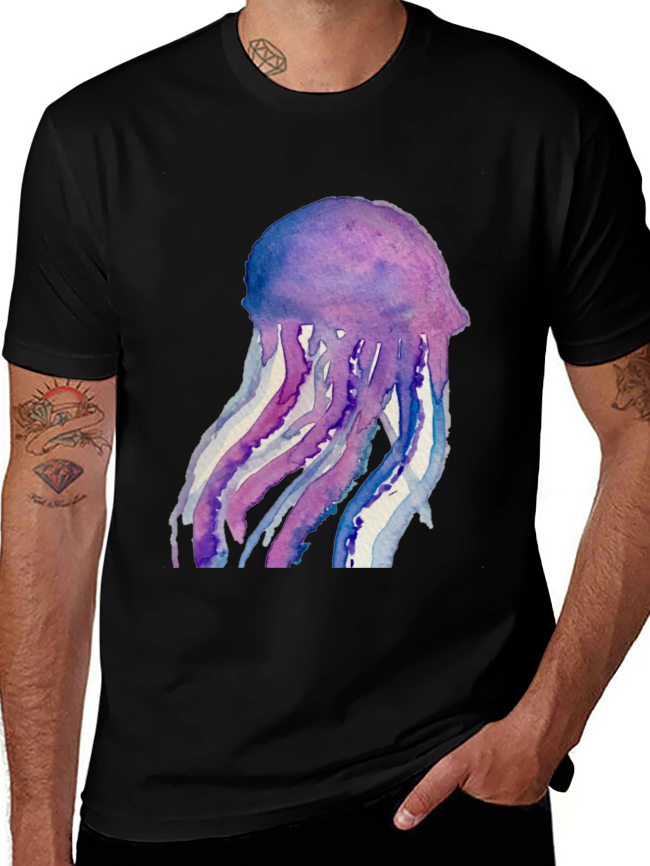 Jellyfish Watercolor T-Shirt