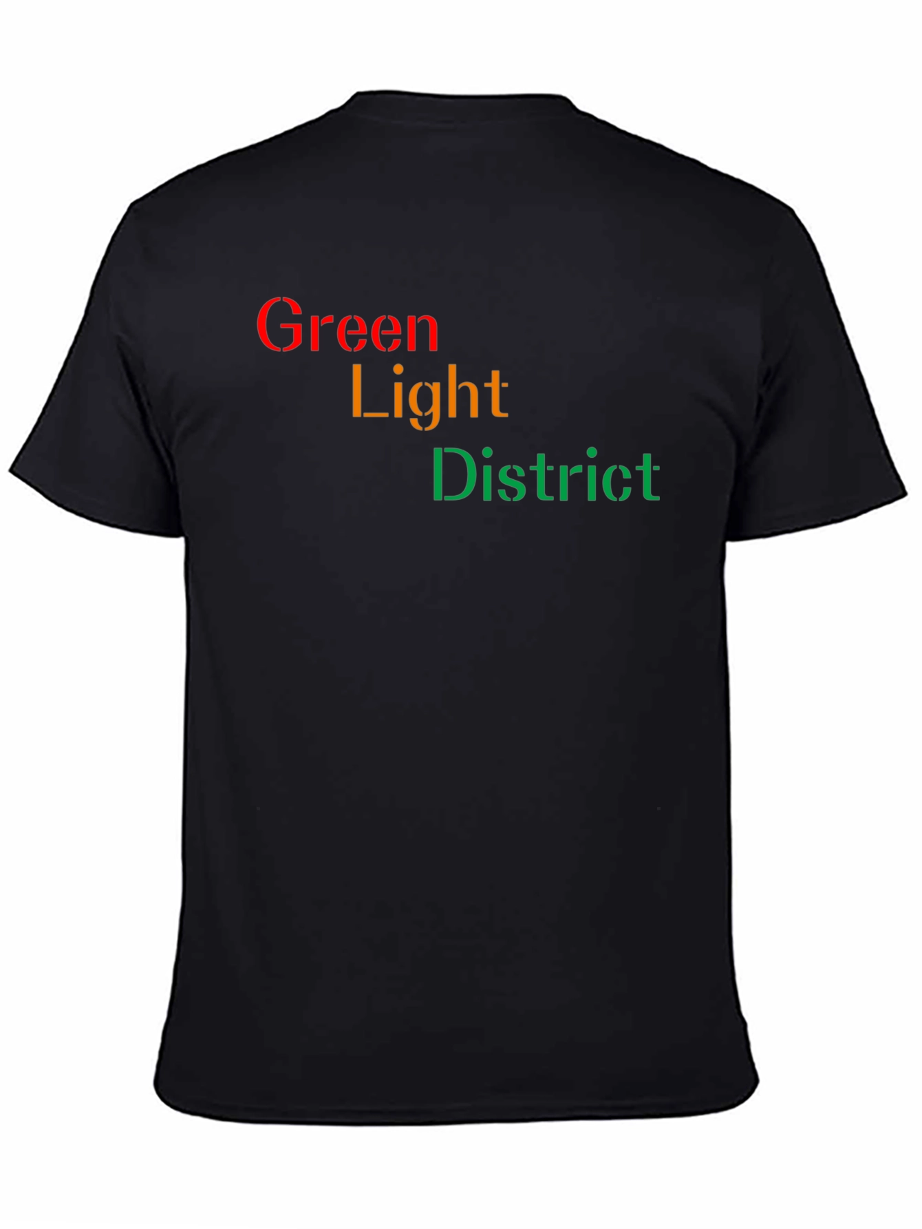 Green Light District Black T-Shirt