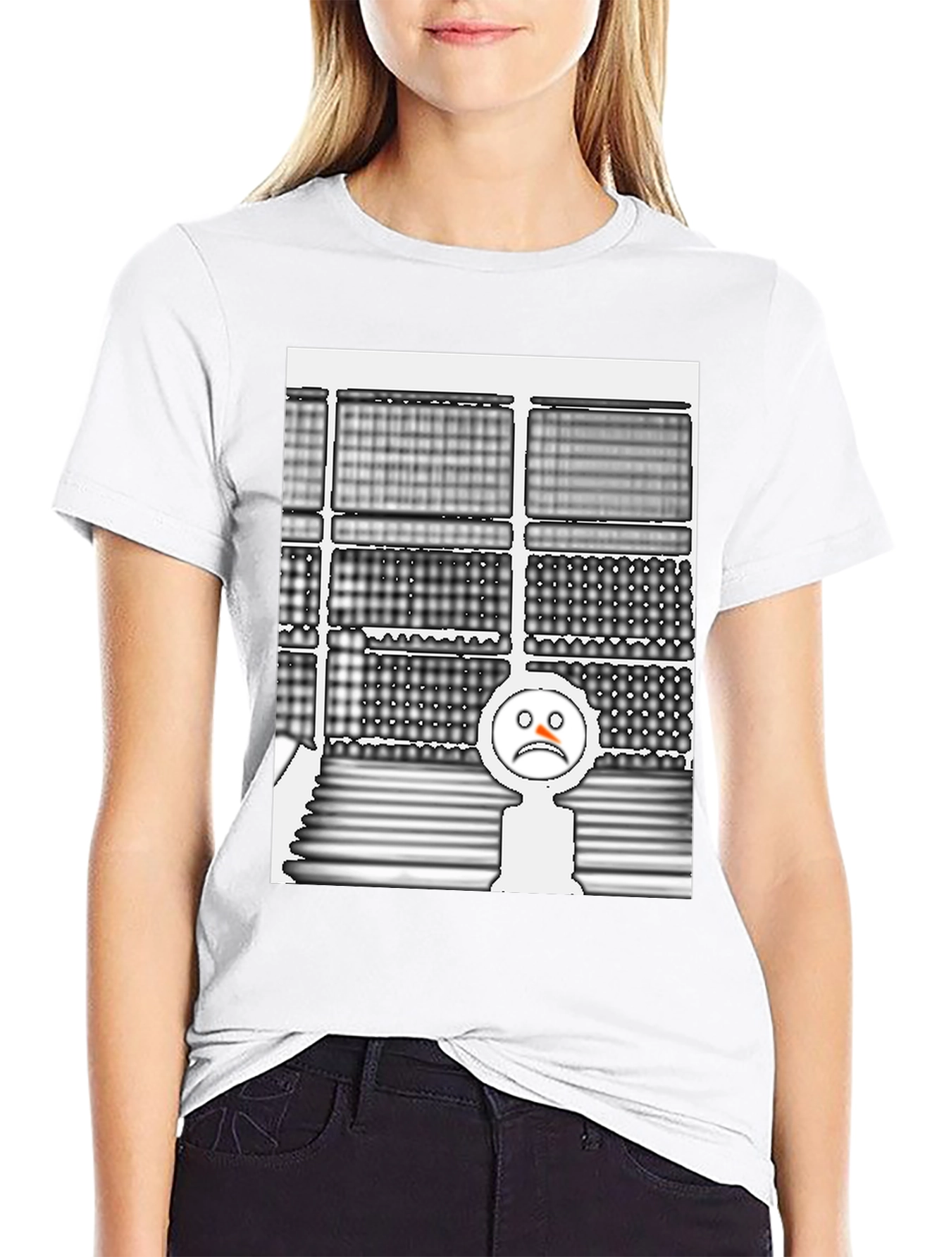 Abstract Patterned T-Shirt