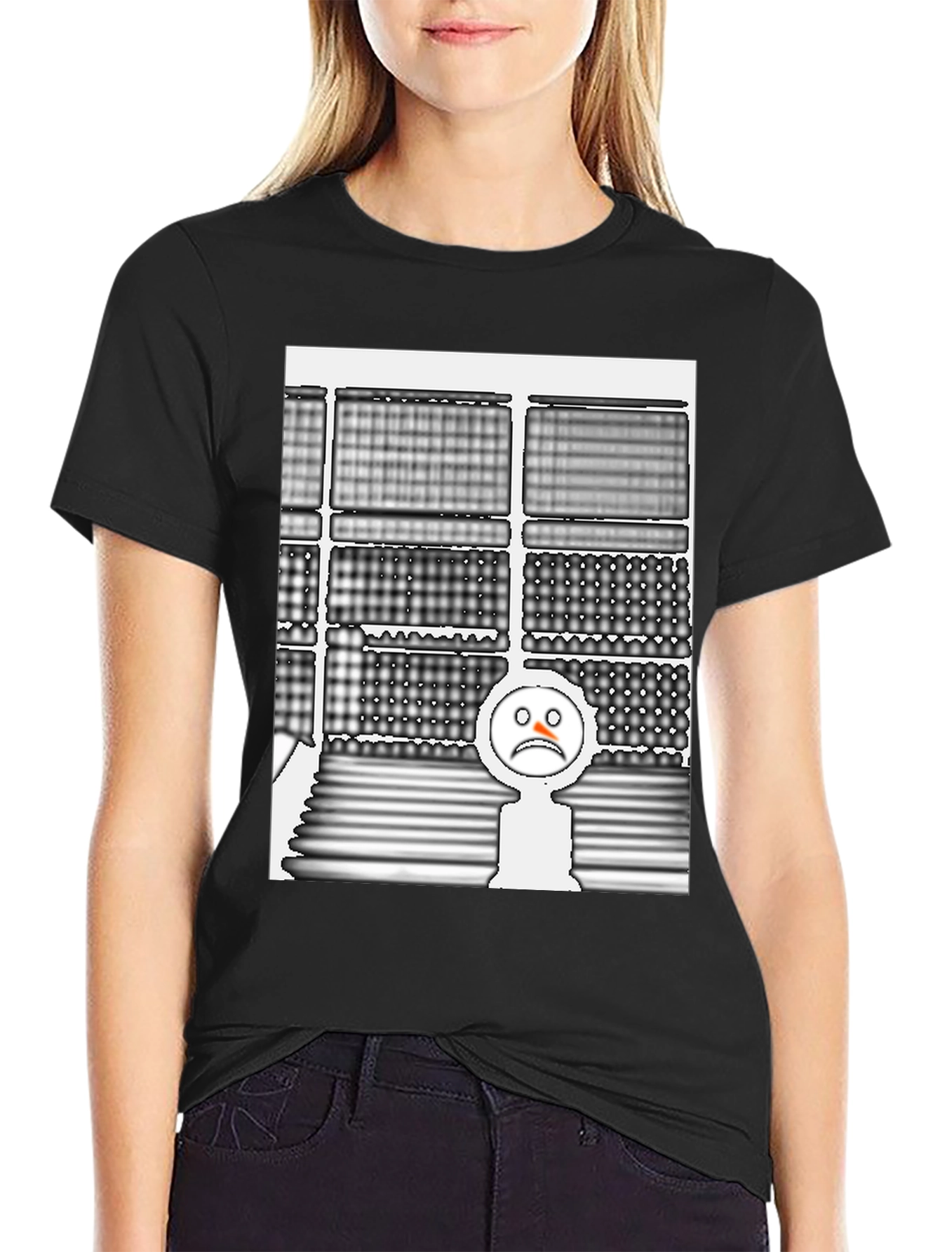 Abstract Patterned T-Shirt