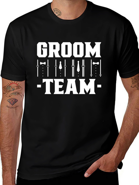 Groom Team Graphic Tee - Wedding Crew Apparel