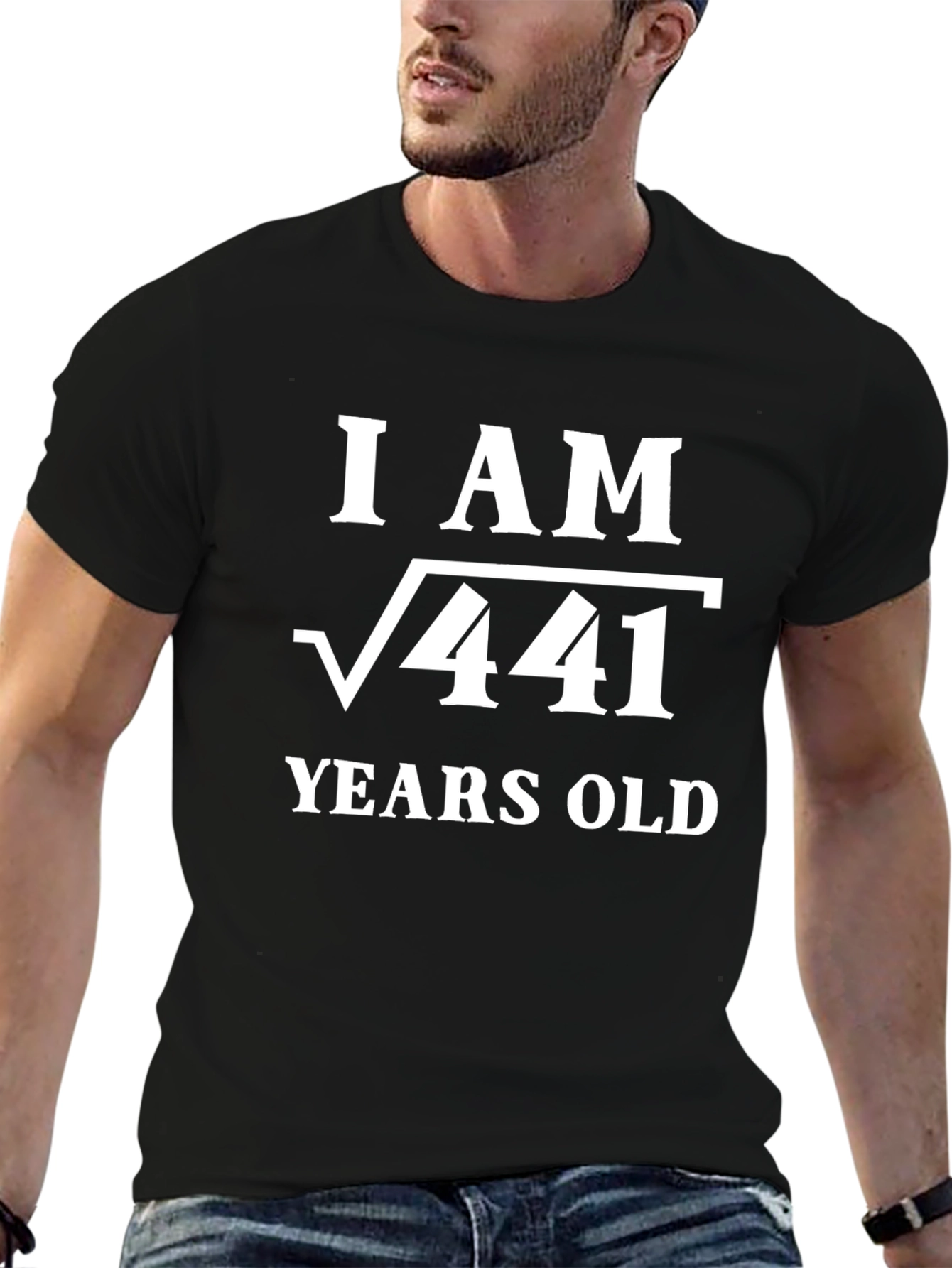 I AM √441 YEARS OLD Black T-Shirt