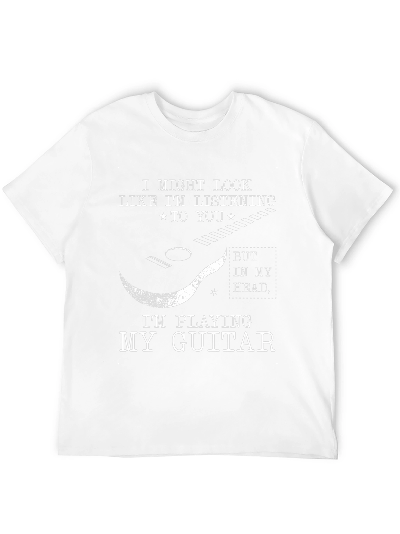 Guitar Player T-Shirt - Always in My Head!