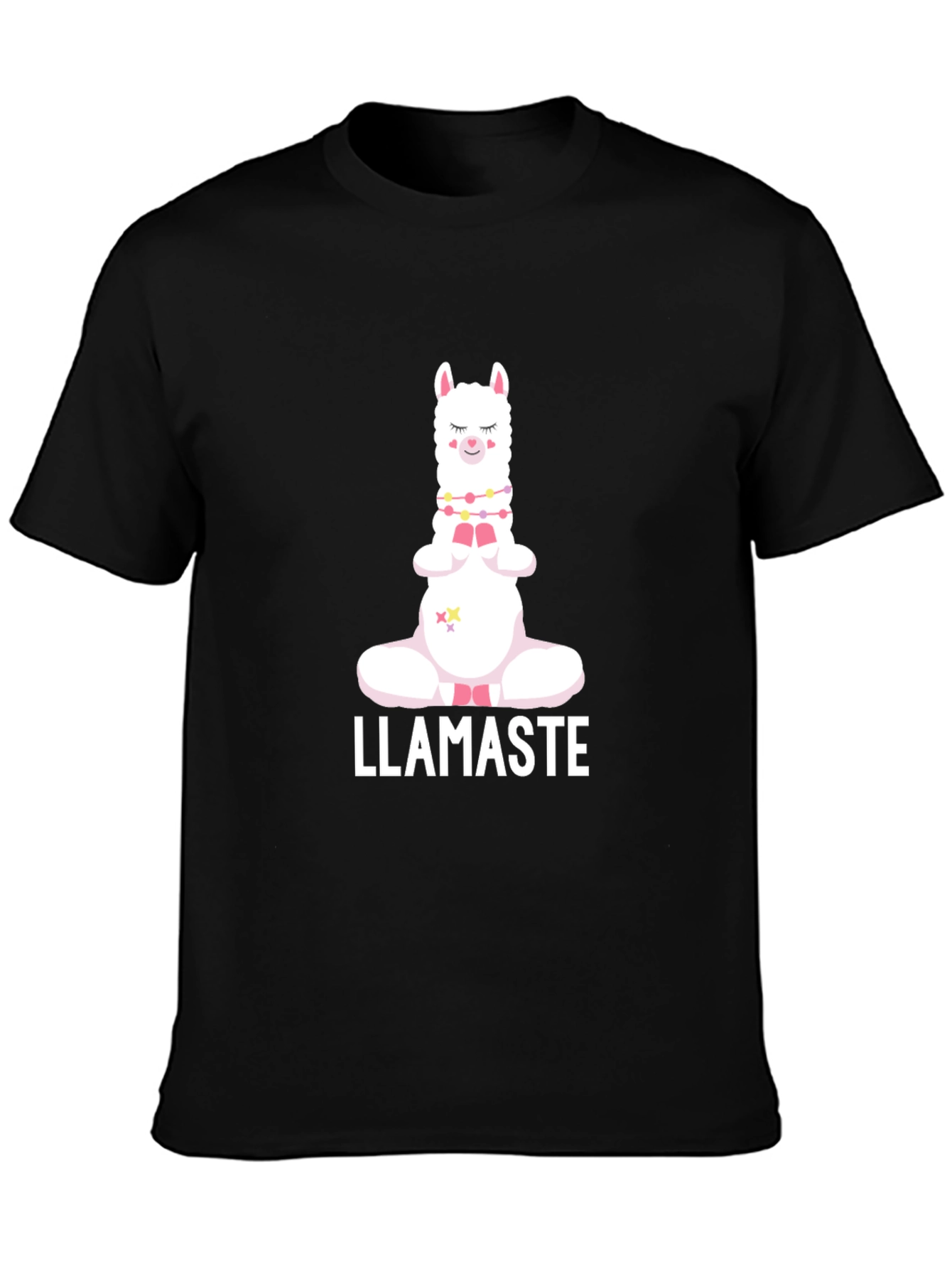 Llamaste Yoga T-Shirt - Meditating Llama Tee
